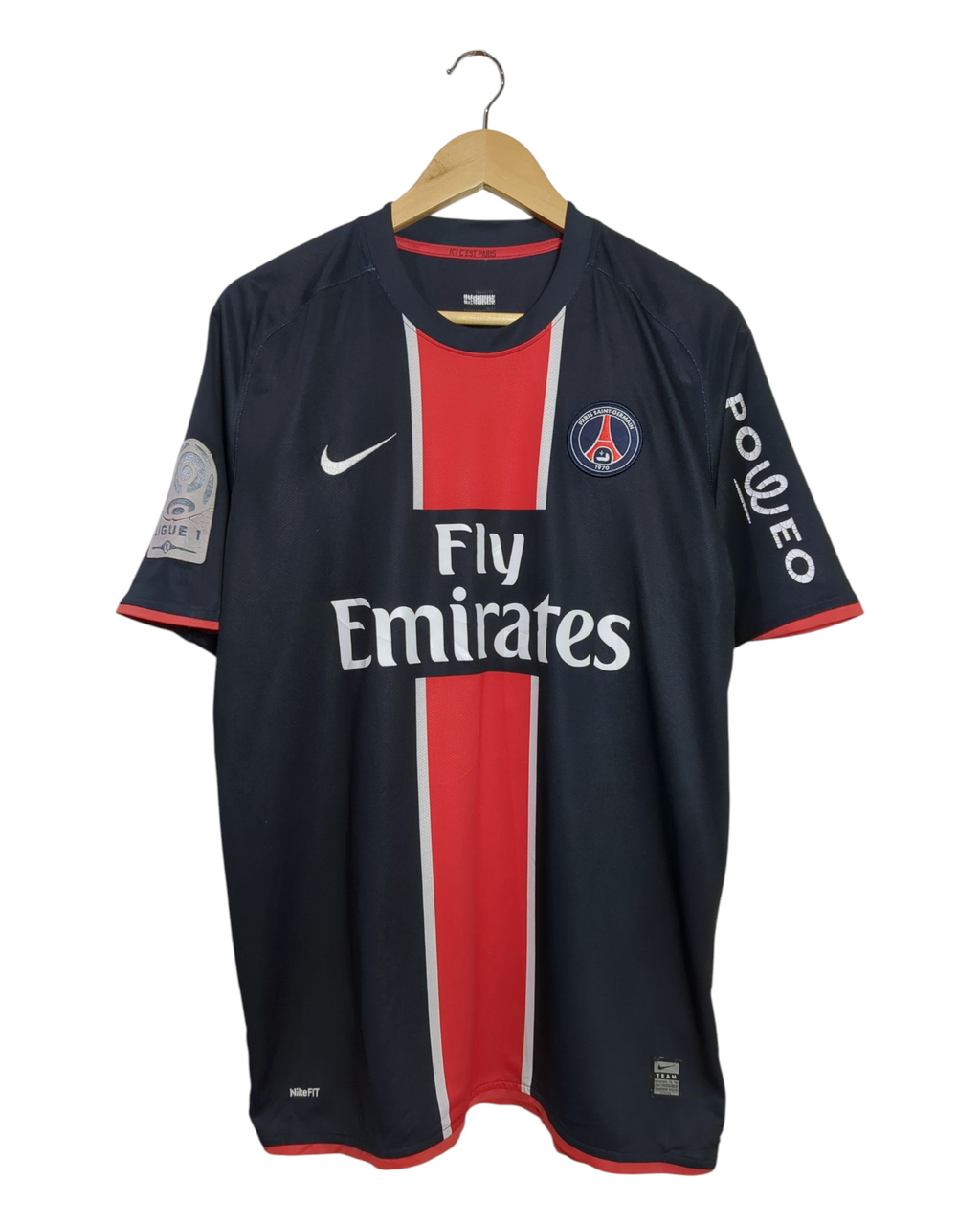 2008-09 PSG Nike Home Shirt #10 Sessegnon - (L)