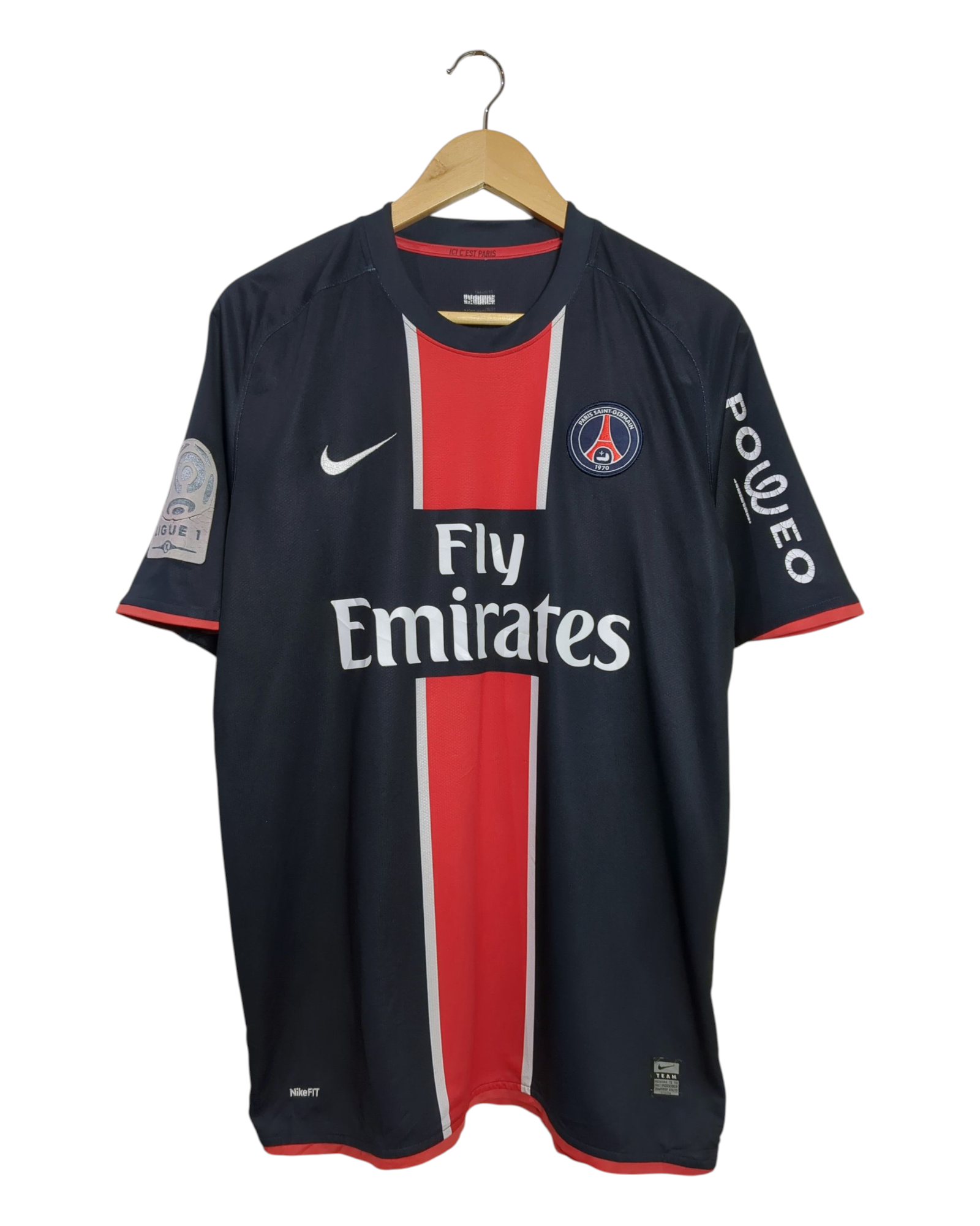 2008-09 PSG Nike Home Shirt #10 Sessegnon - (L)