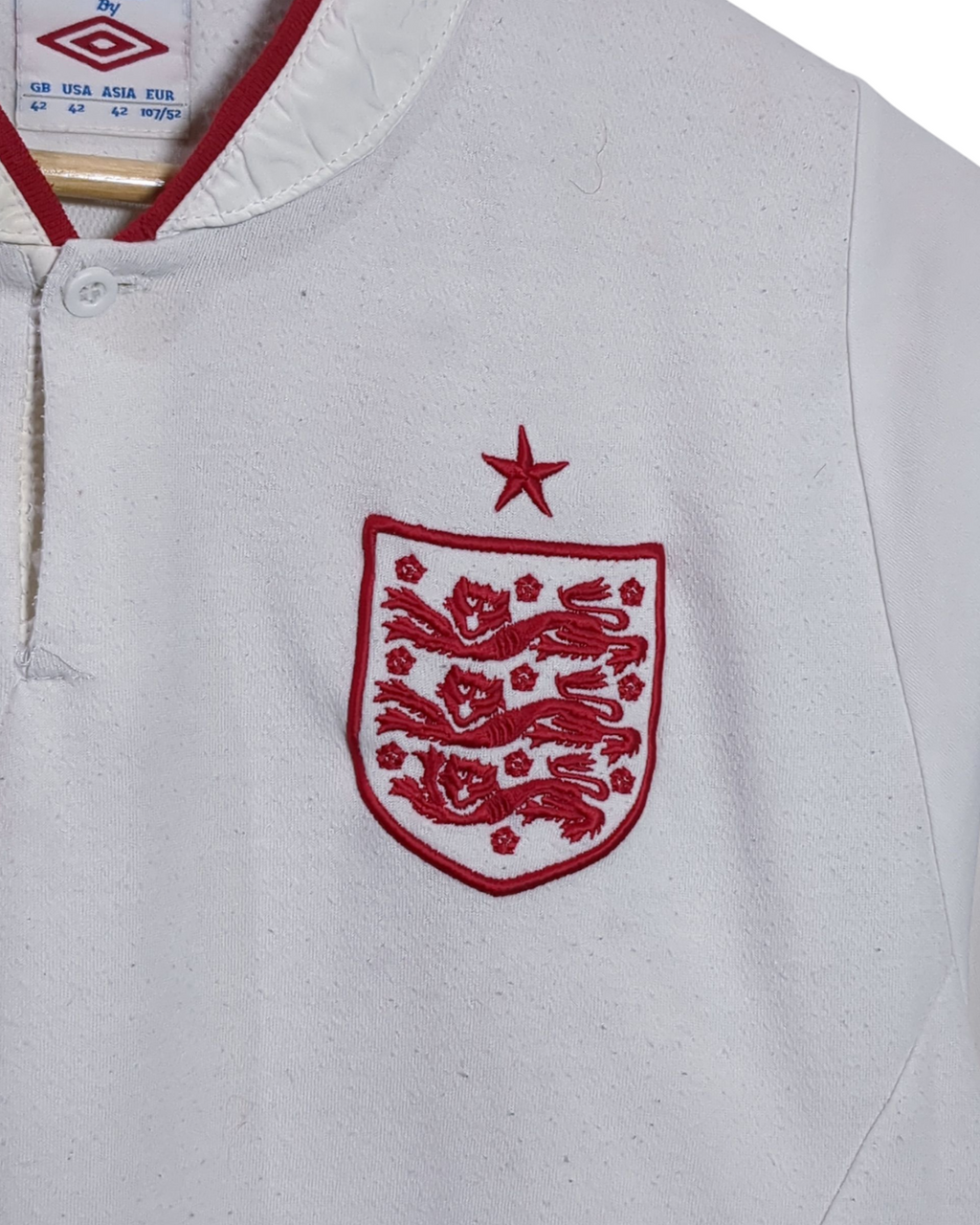 2012-13 England Umbro Home Shirt - (M)