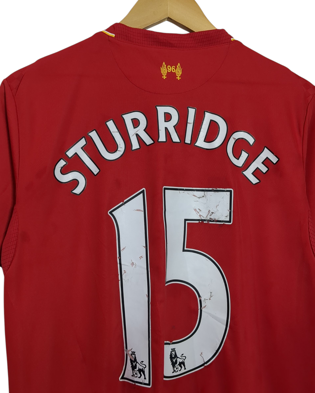2015-16 Liverpool New Balance Home Shirt #15 Sturridge - (M)