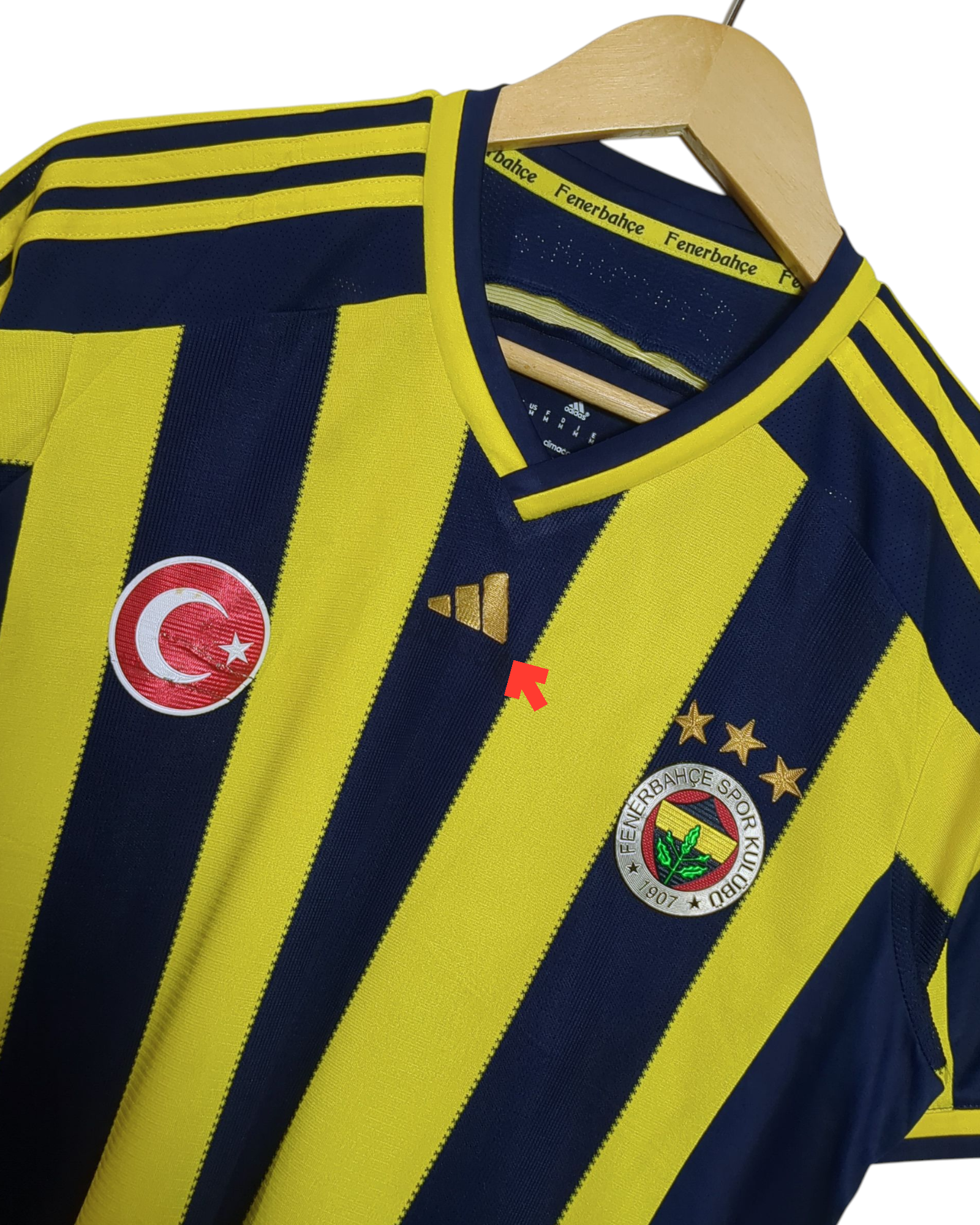 2014-15 Fenerbahce Adidas Home Shirt - (M)