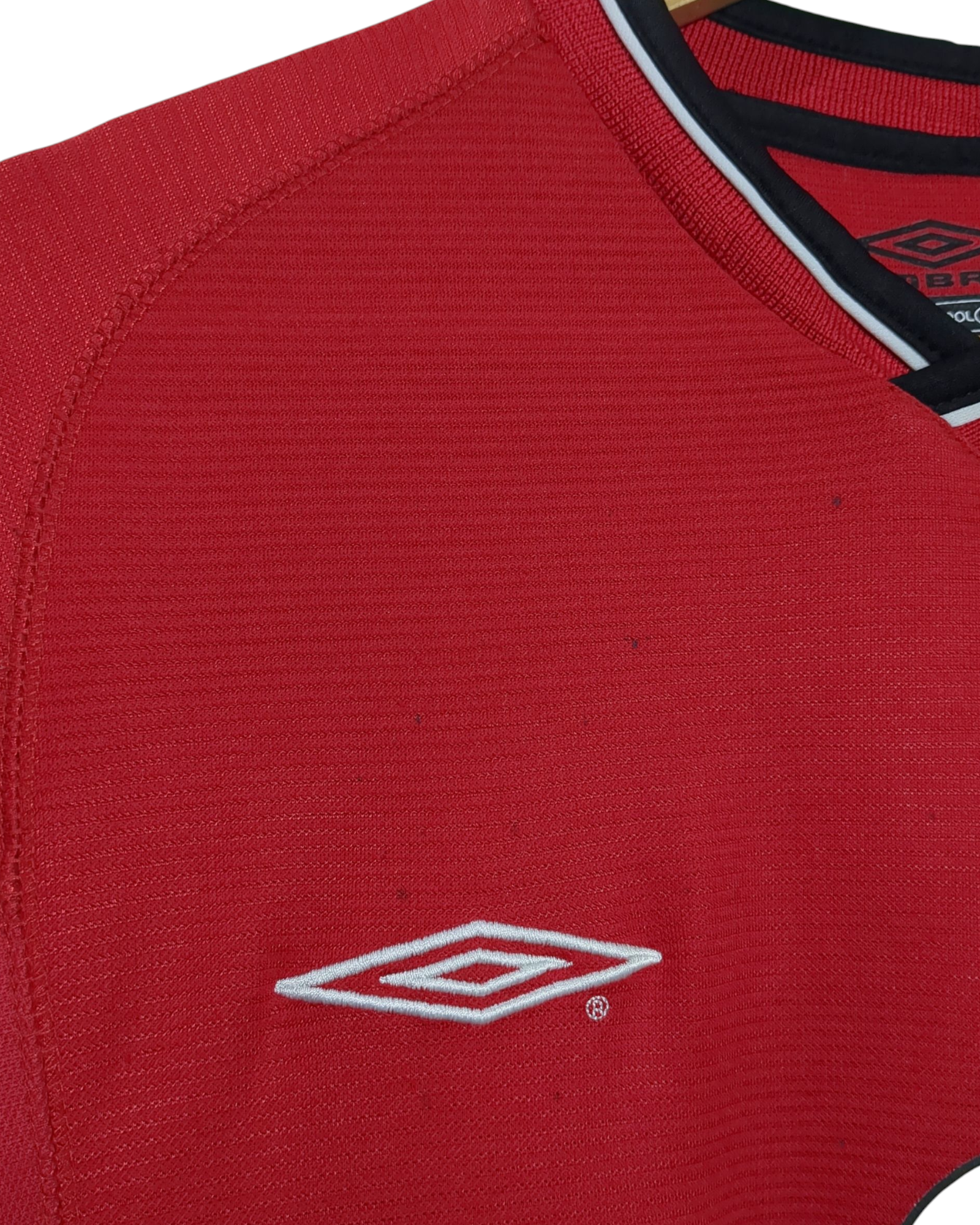 2000-02 Manchester United Umbro Home Shirt #7 Beckham - (Y)