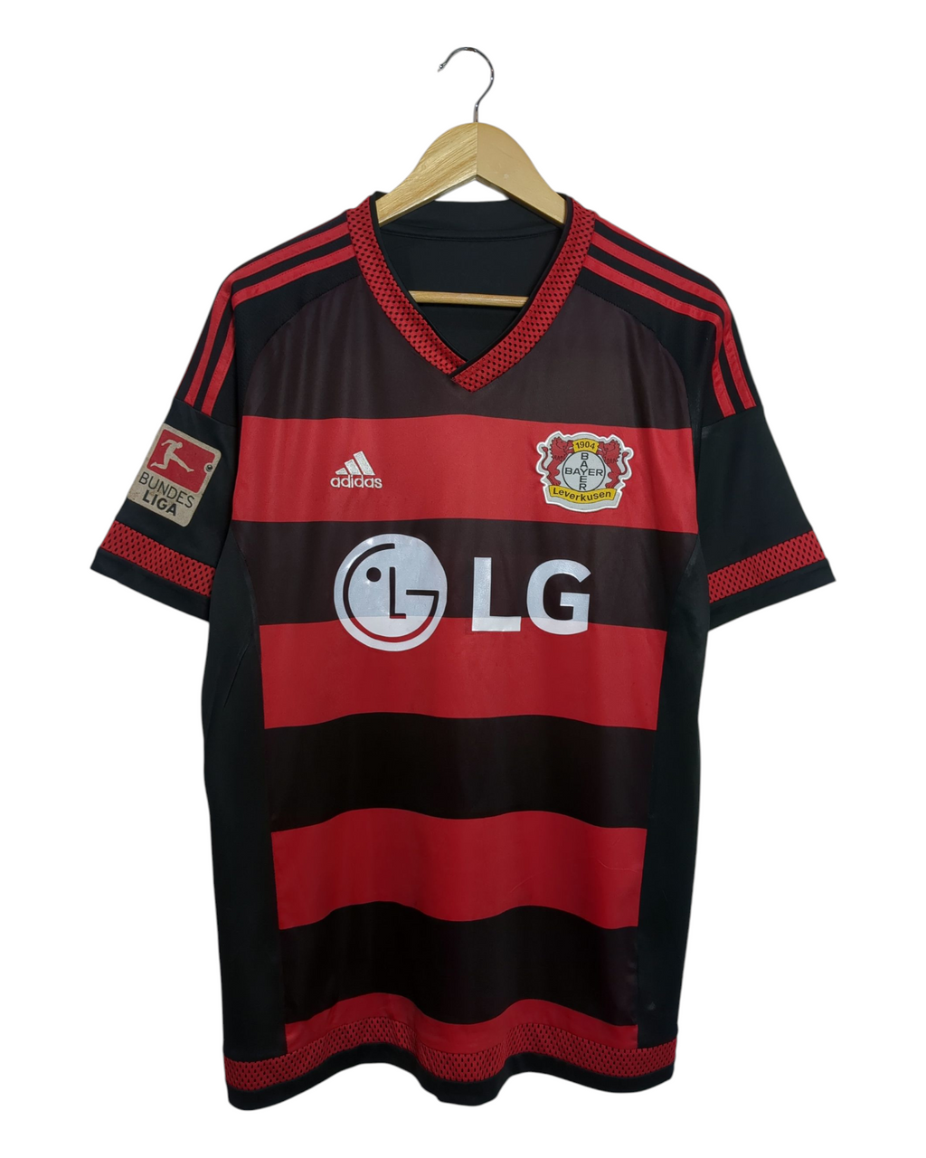 2015-16 Bayer Leverkusen Adidas Home Shirt - (L)