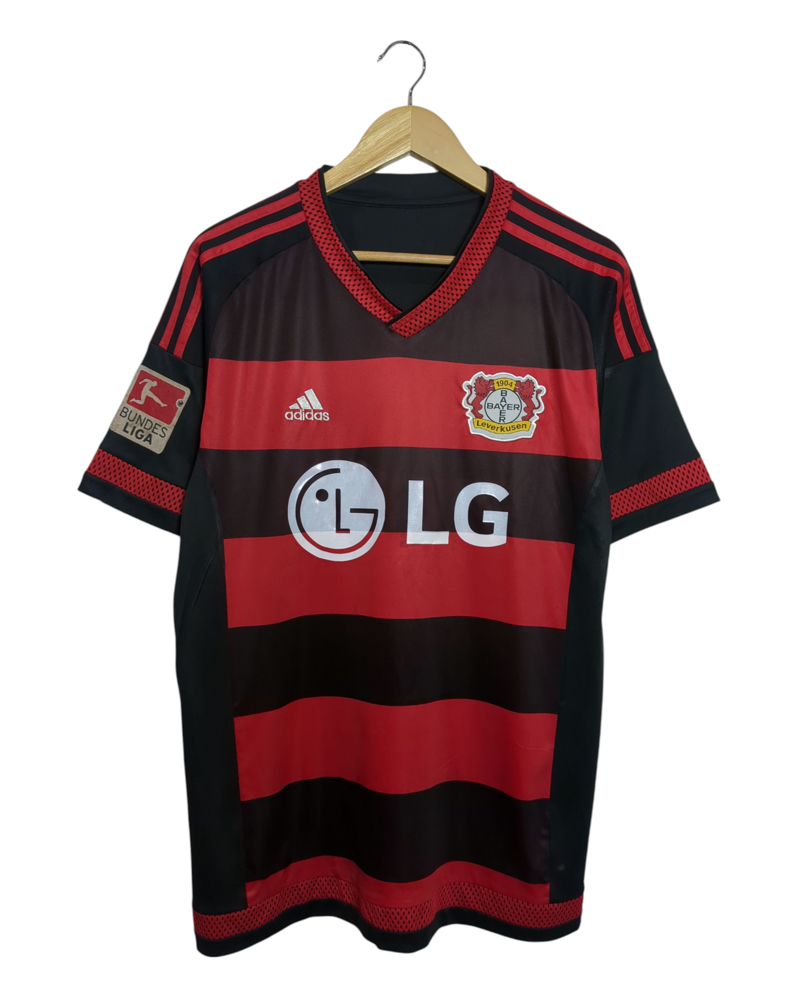 2015-16 Bayer Leverkusen Adidas Home Shirt - (L)