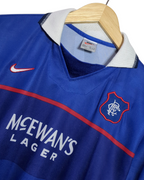 1997-99 Rangers Nike Home Shirt - (XL.Boys)