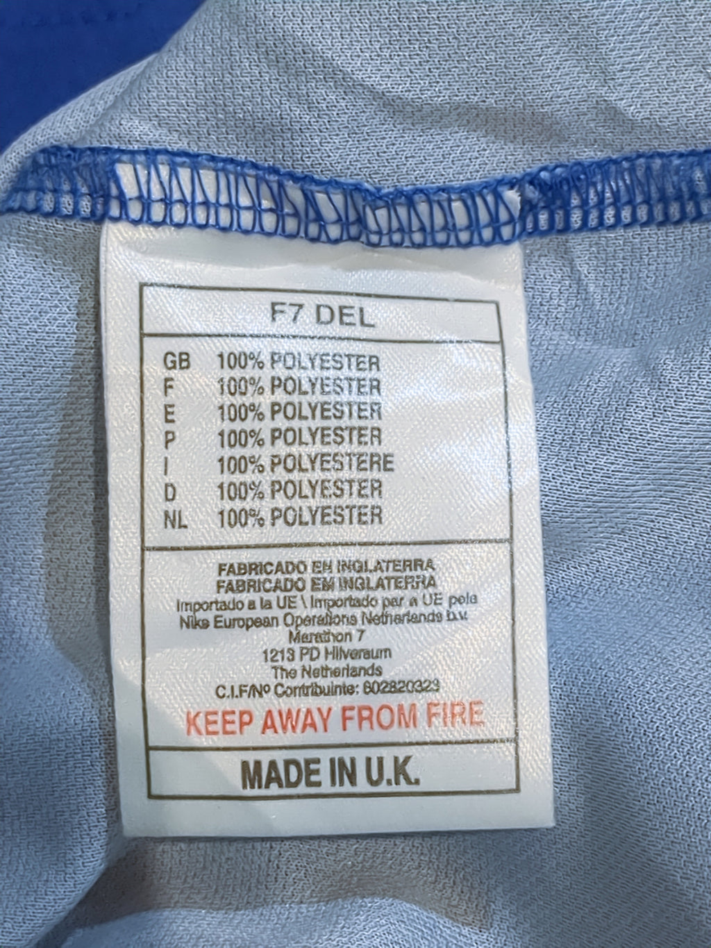 1997-99 Rangers Nike Home Shirt - (XL.Boys)