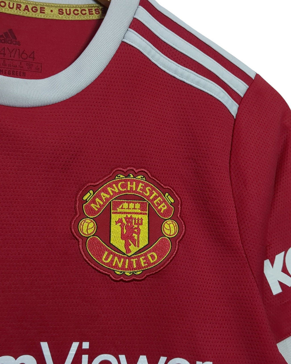 2020-21 Manchester United Adidas Home Shirt #7 Ronaldo - (L.Boys)