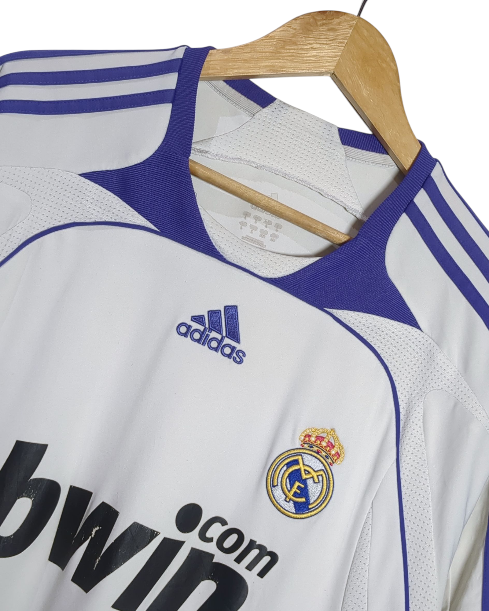 2007-08 Real Madrid Adidas Home Shirt - (L)