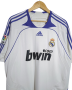 2007-08 Real Madrid Adidas Home Shirt - (L)