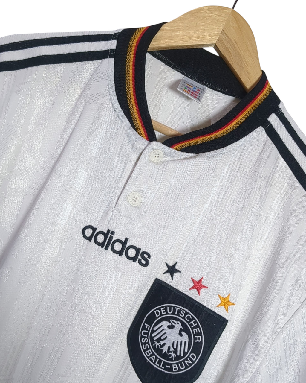 1996-98 Germany Adidas Home Shirt - (XL)