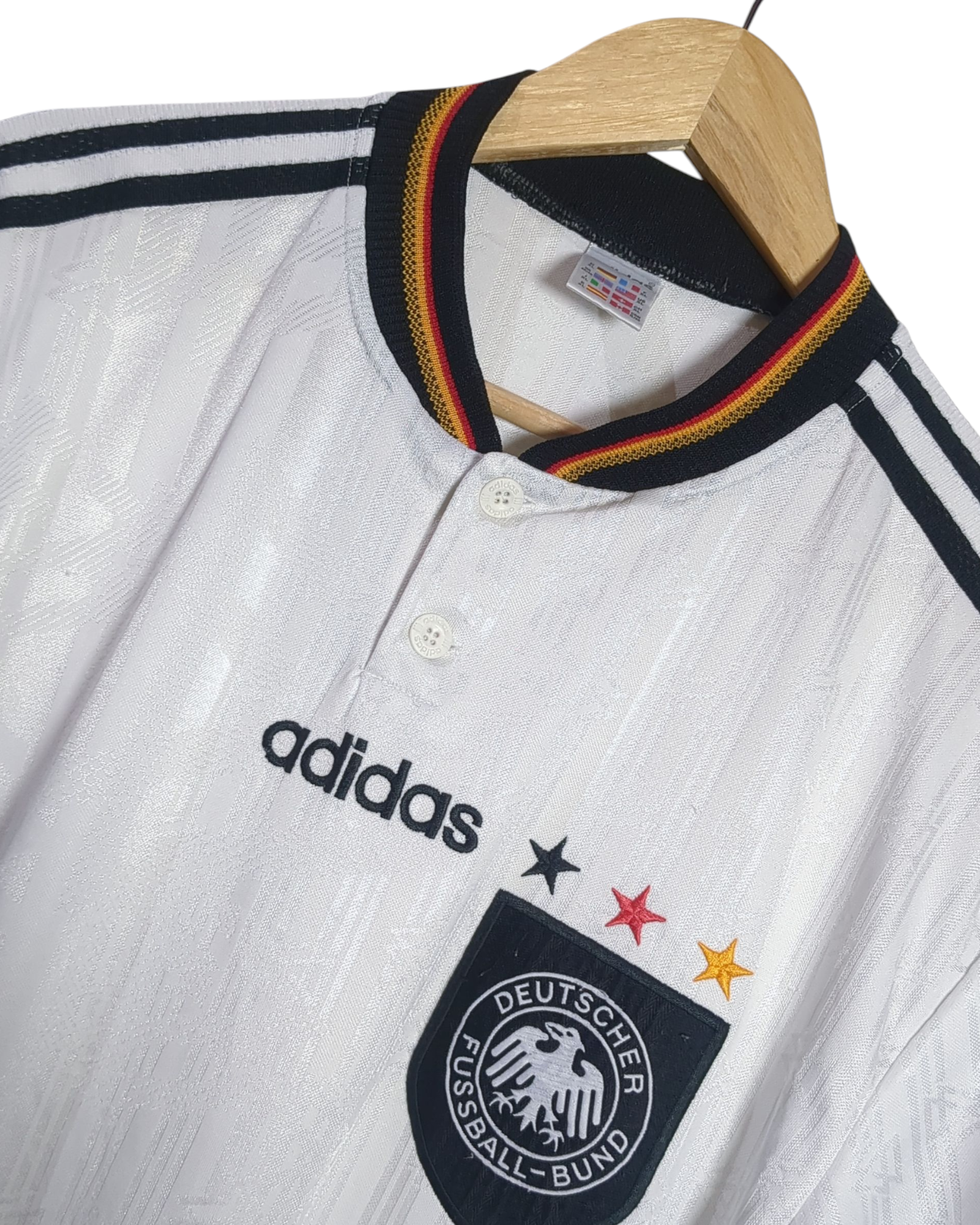 1996-98 Germany Adidas Home Shirt - (XL)