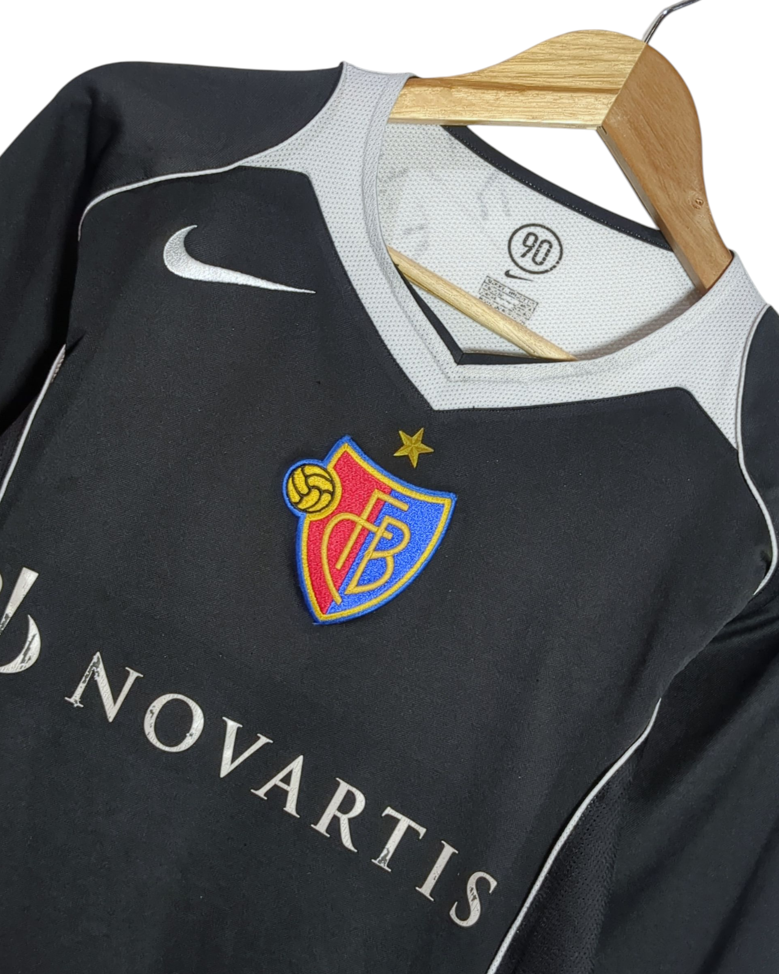 2004-05 FC Basel Nike Away L/S Shirt - (S)