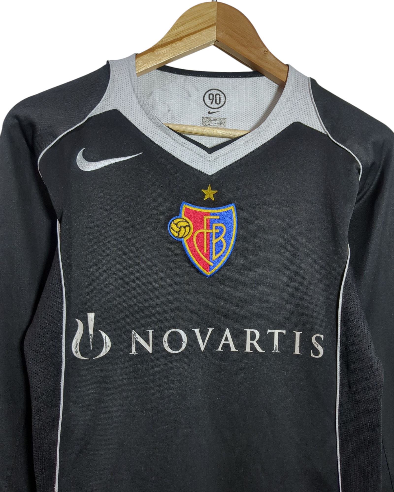 2004-05 FC Basel Nike Away L/S Shirt - (S)