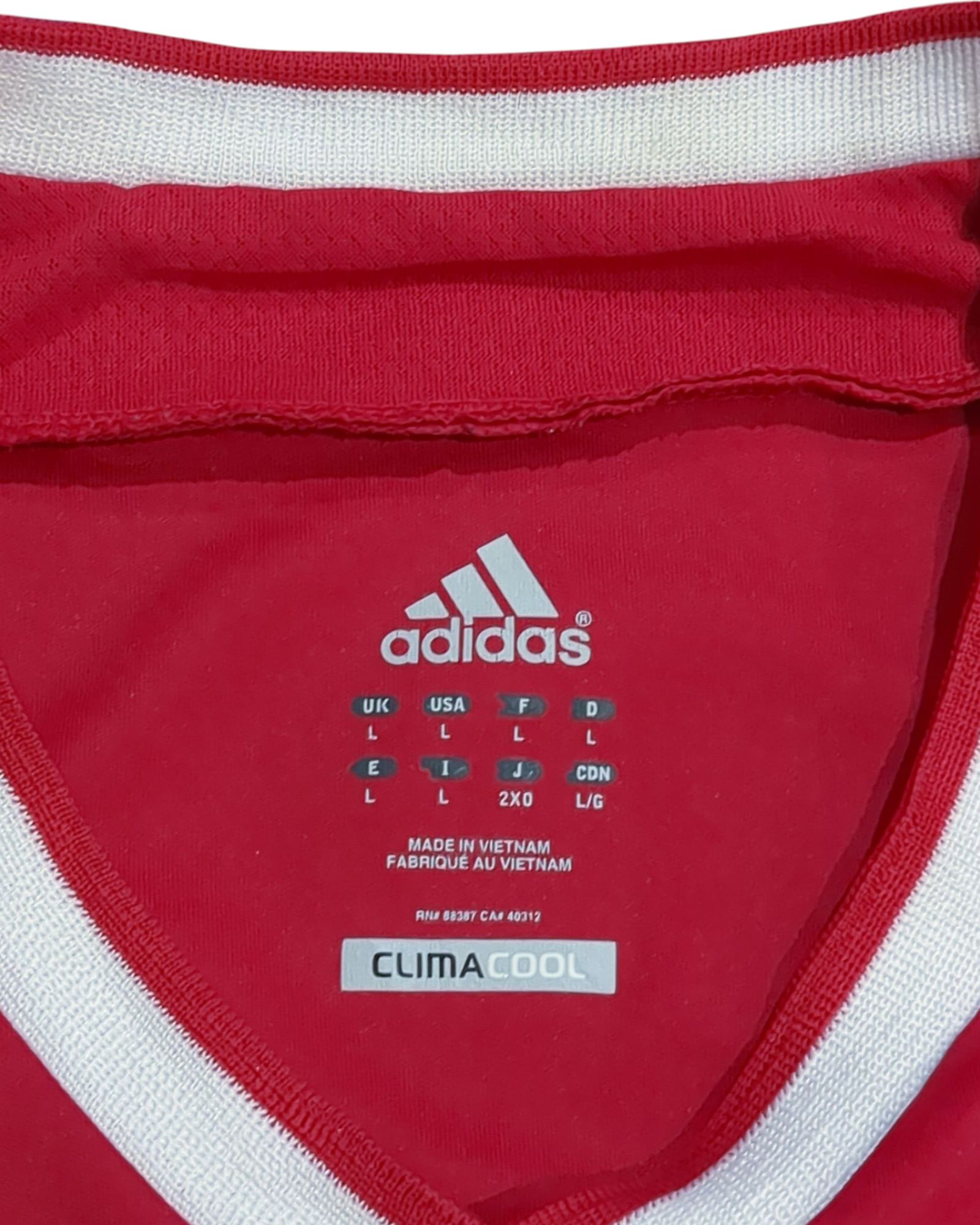 2012-13 Ajax Adidas Home Shirt - (L)