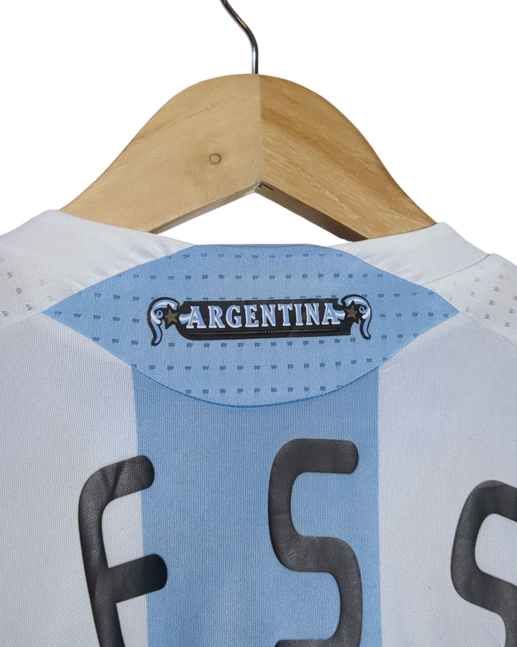 2008-09 Argentina Adidas Home Shirt #18 Messi - (XL.Boys)