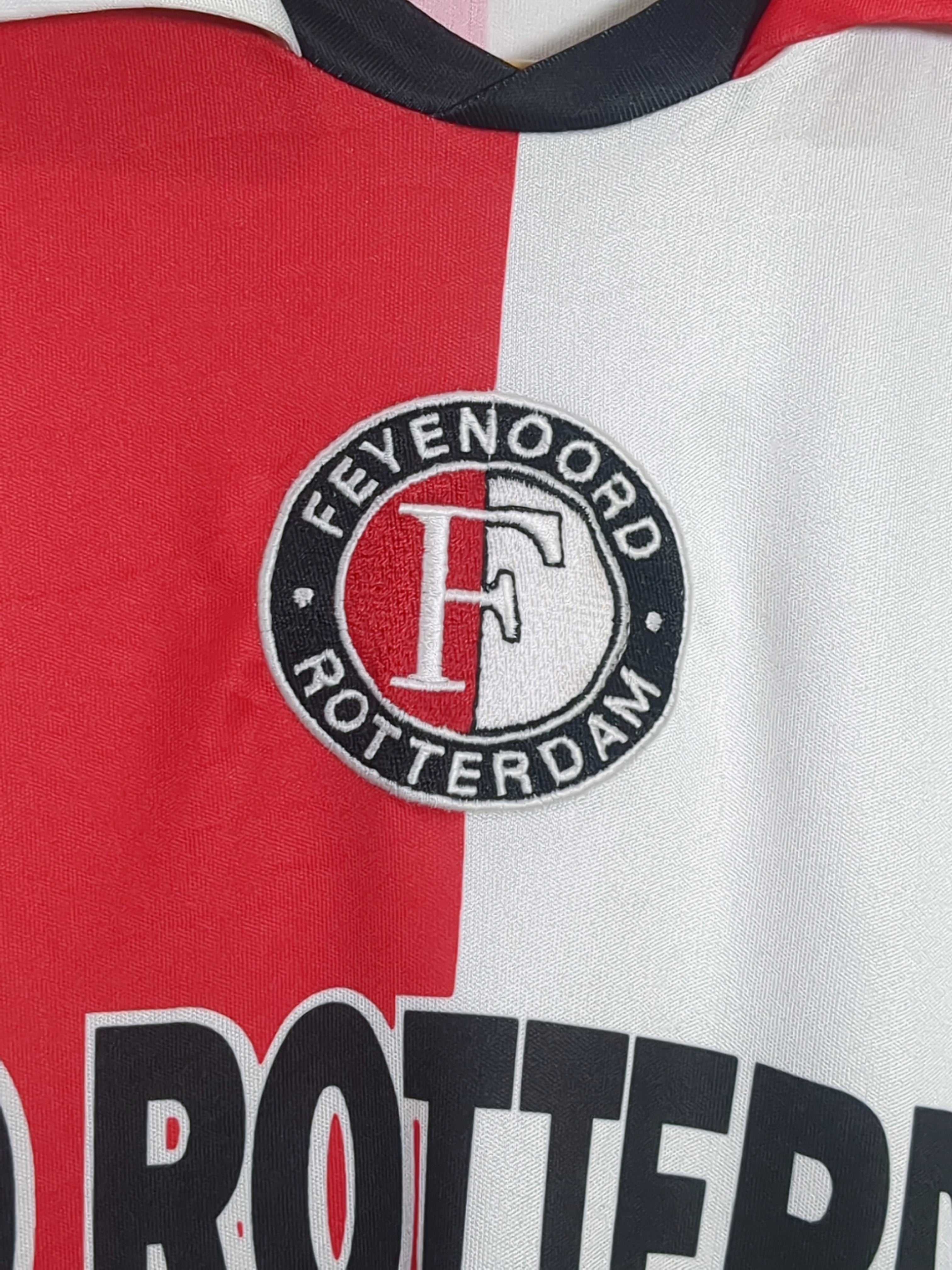 2001-02 Feyenoord Kappa Home Shirt - (XXL.Boys)