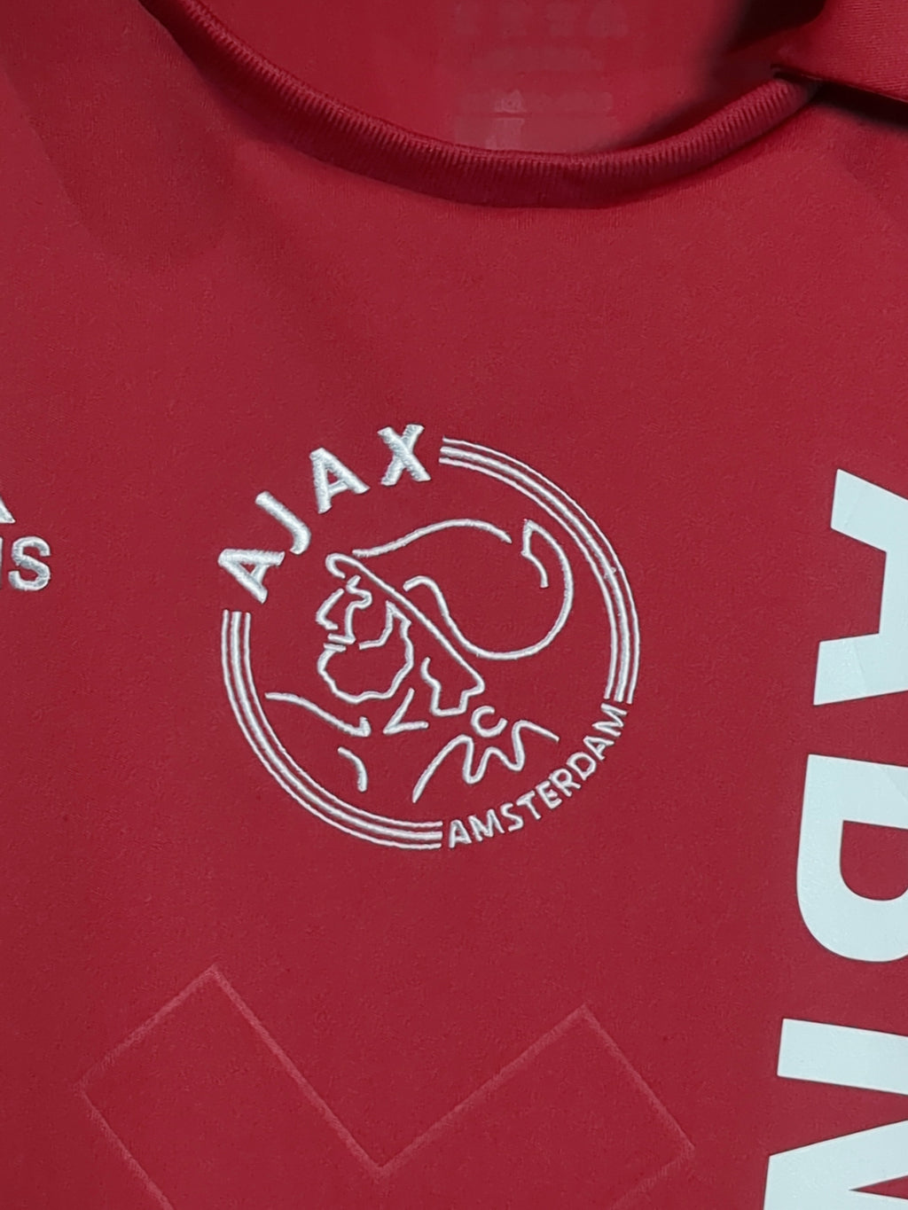 2007-08 Ajax Adidas Home Shirt - (XL)