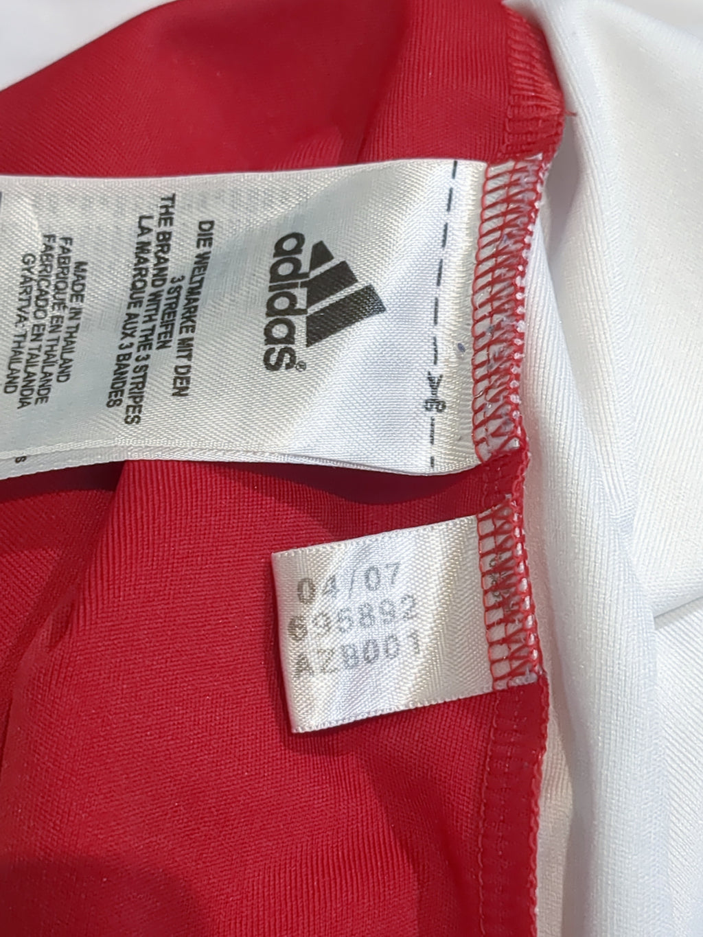 2007-08 Ajax Adidas Home Shirt - (XL)