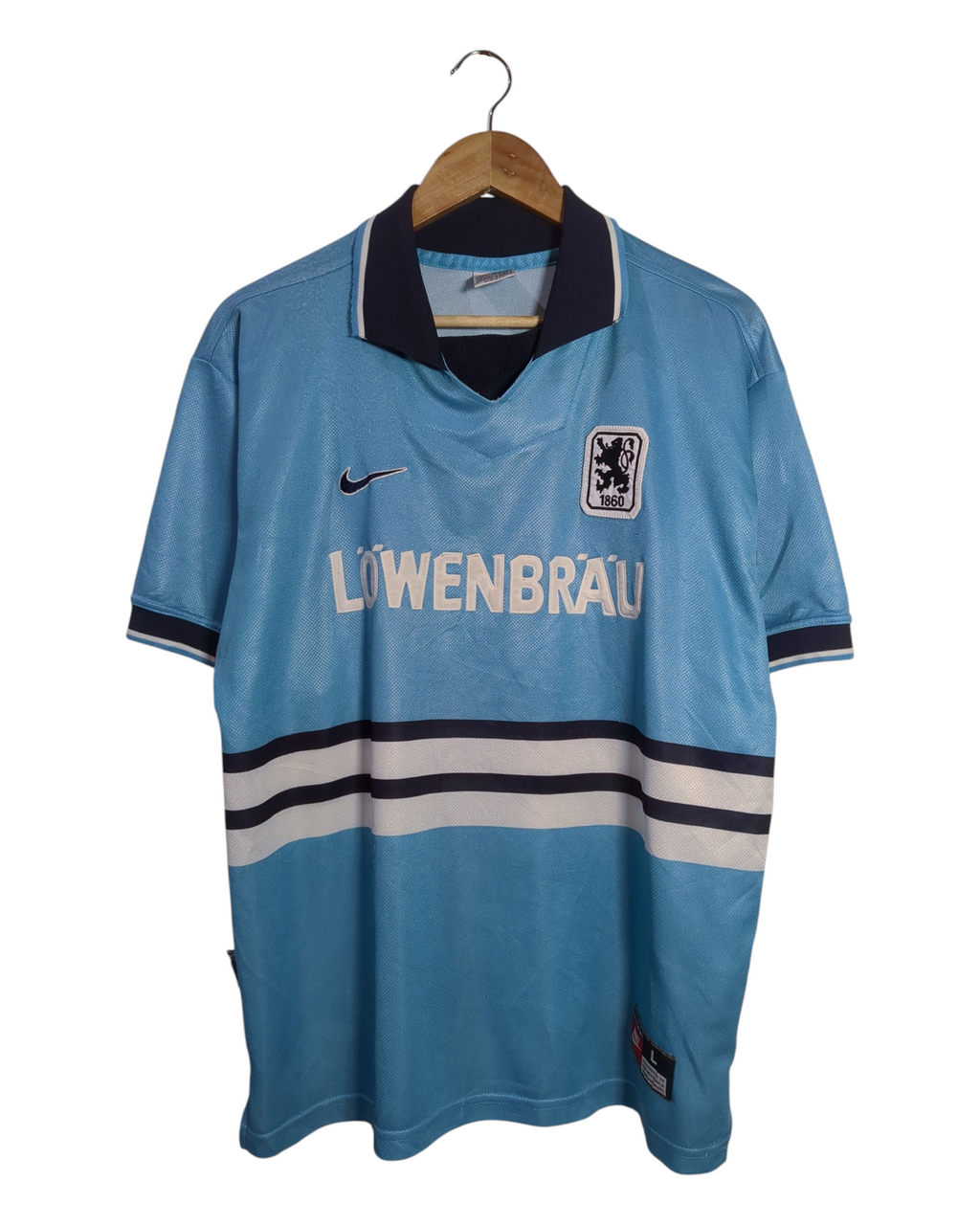 1997-98 1860 Munich Nike Home Shirt #60 - (L)