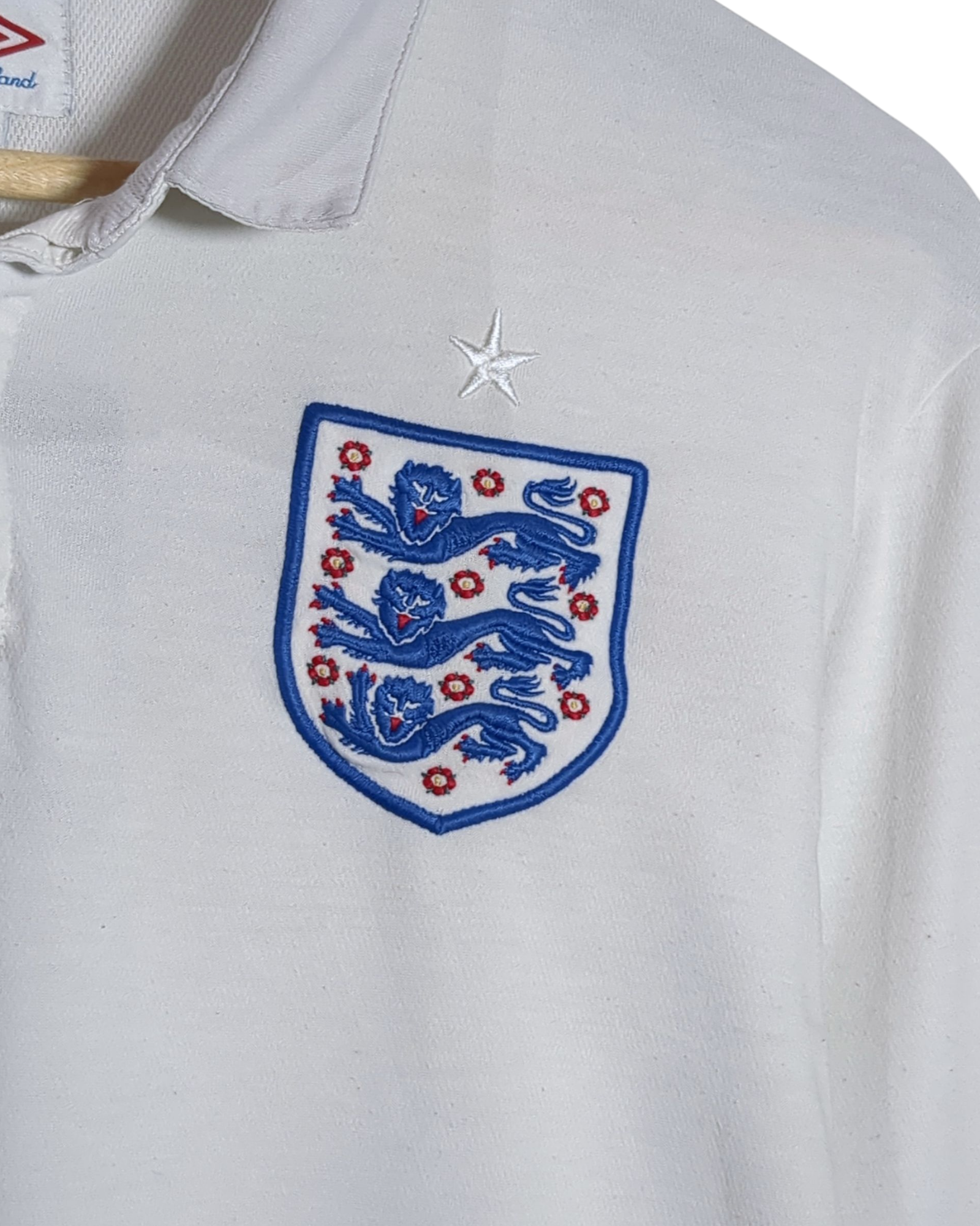 2009-10 England Umbro Home L/S Shirt - (M)