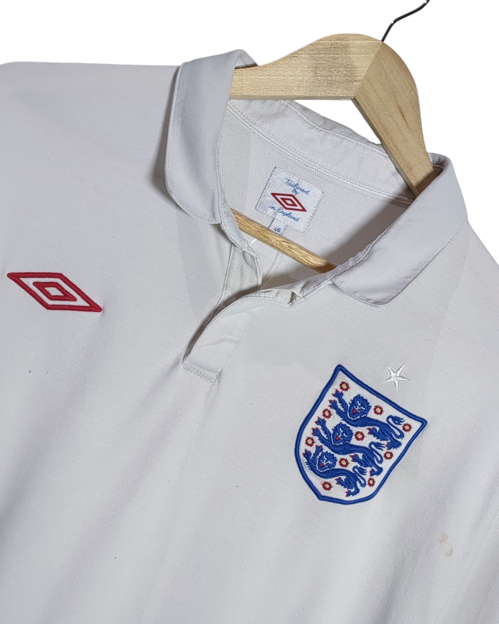 2009-10 England Umbro Home Shirt - (XL)