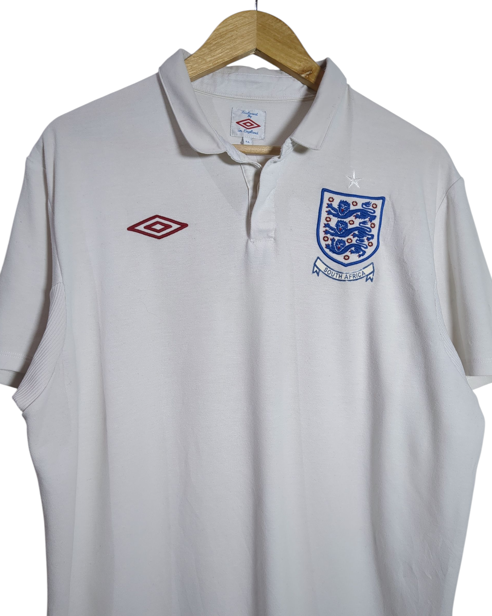 2009-10 England Umbro Home Shirt - (L)