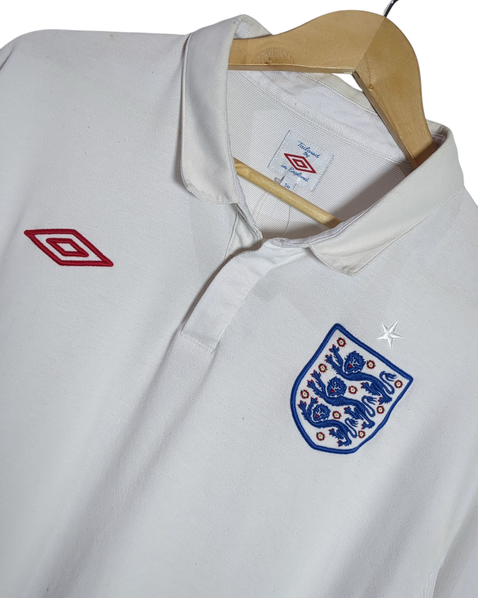 2009-10 England Umbro Home Shirt - (XL)