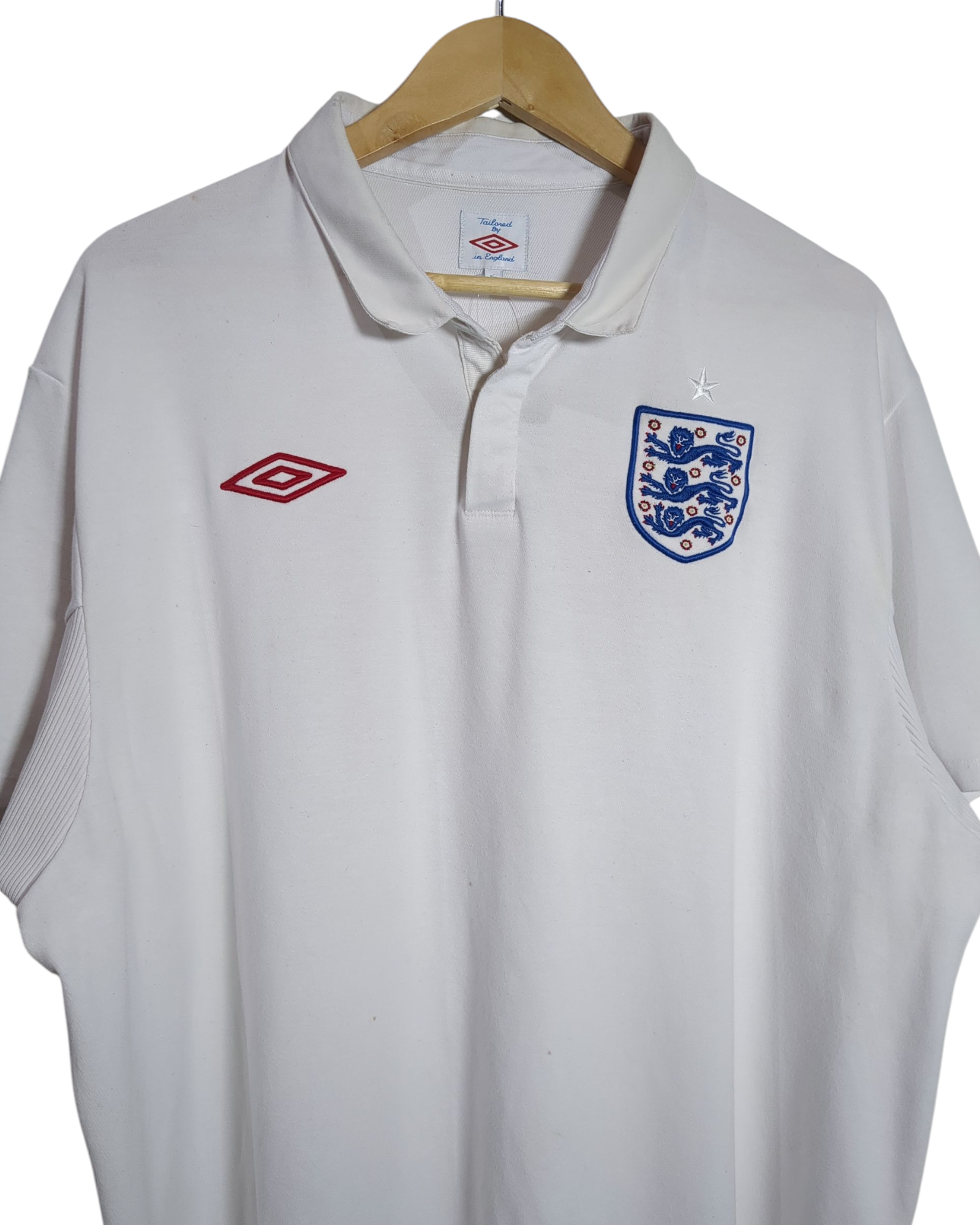2009-10 England Umbro Home Shirt - (XL)