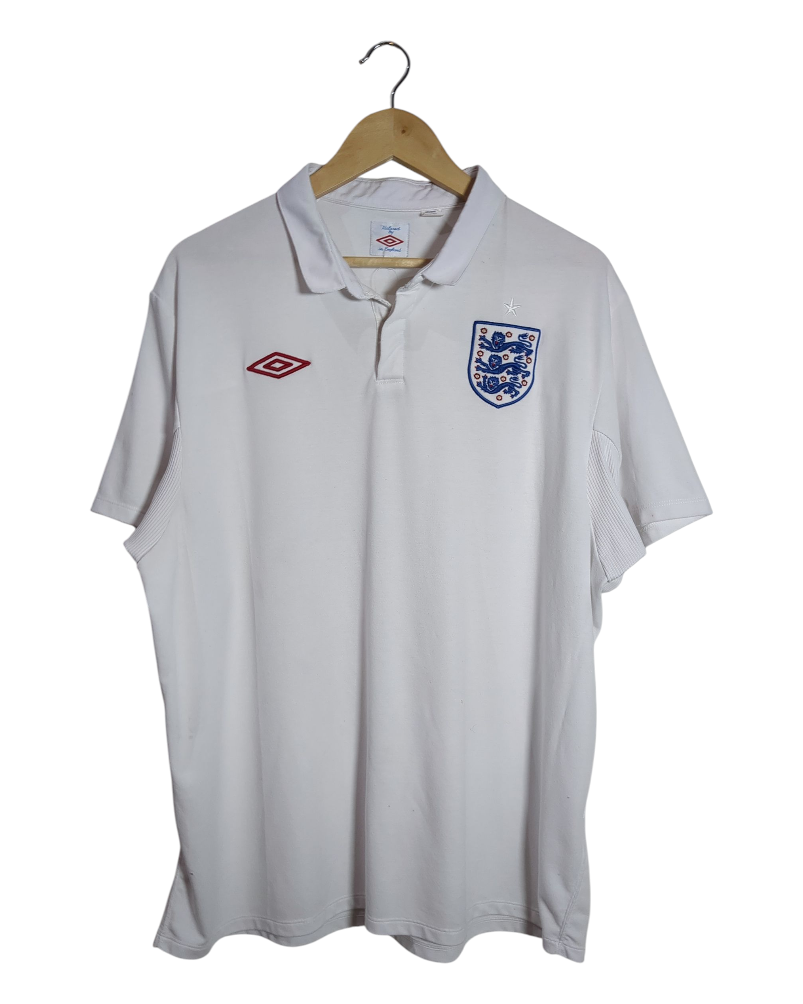2009-10 England Umbro Home Shirt - (XL)