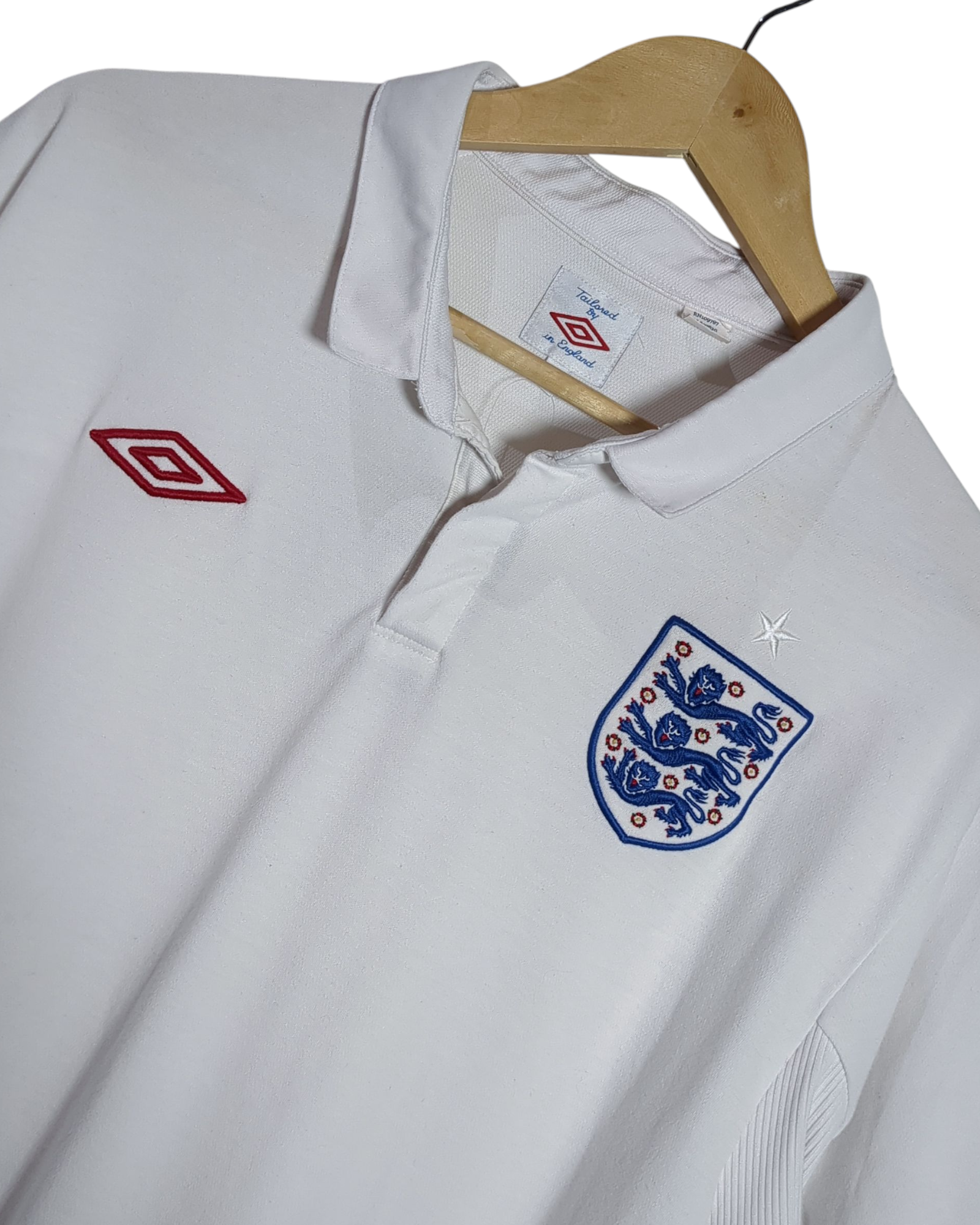 2009-10 England Umbro Home Shirt - (XL)