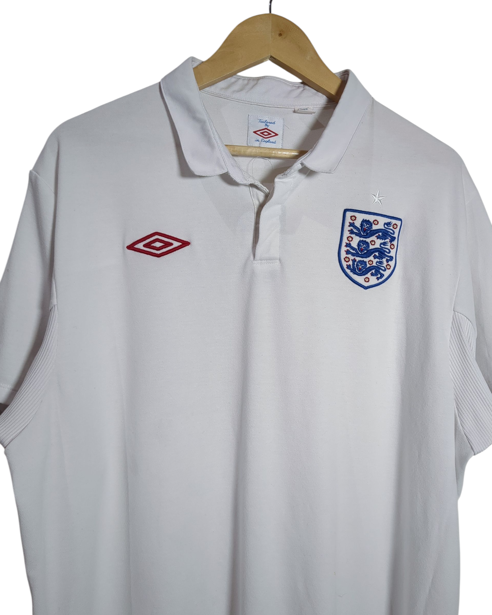 2009-10 England Umbro Home Shirt - (XL)