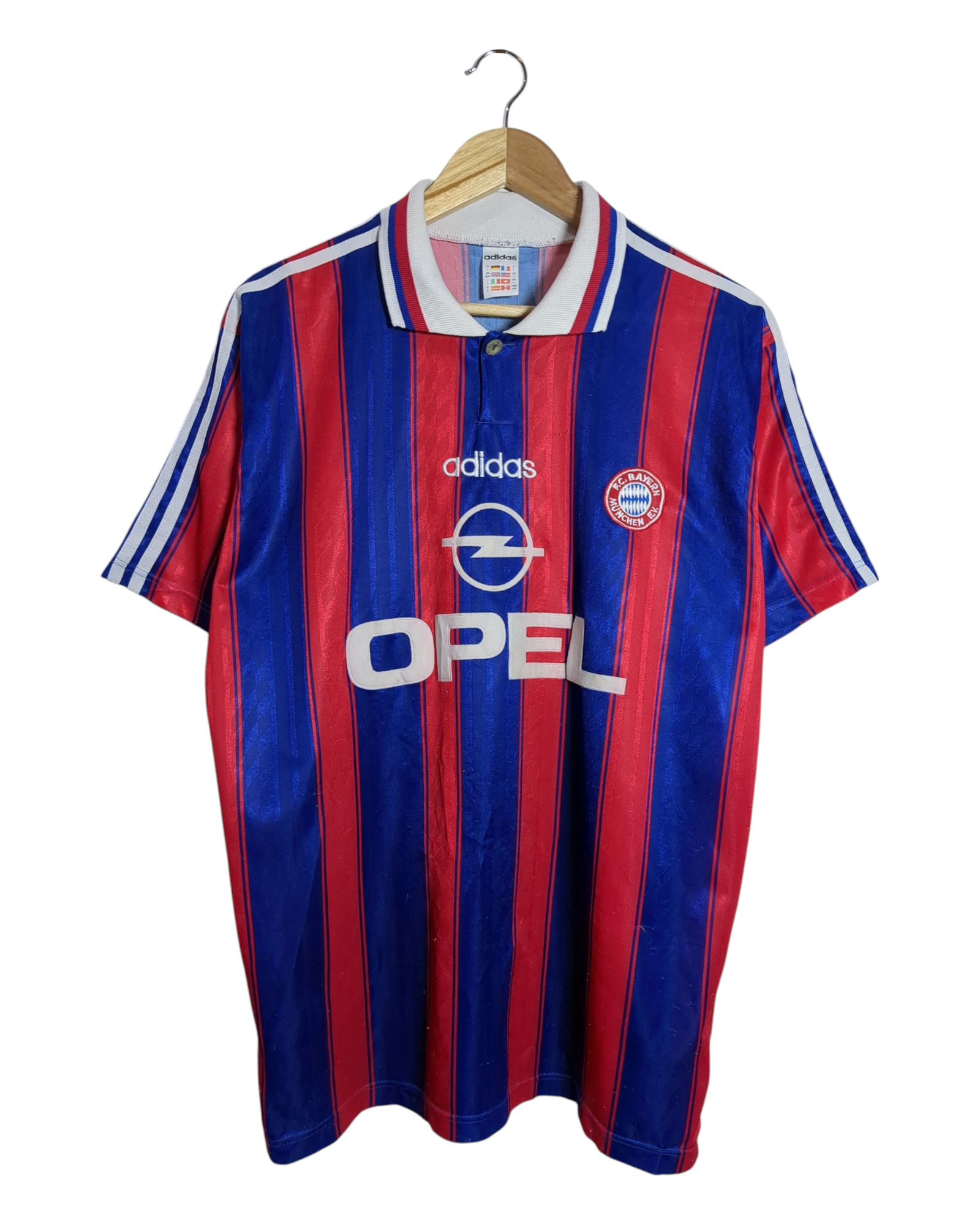 1995-97 Bayern Munich Adidas Home Shirt - (L)