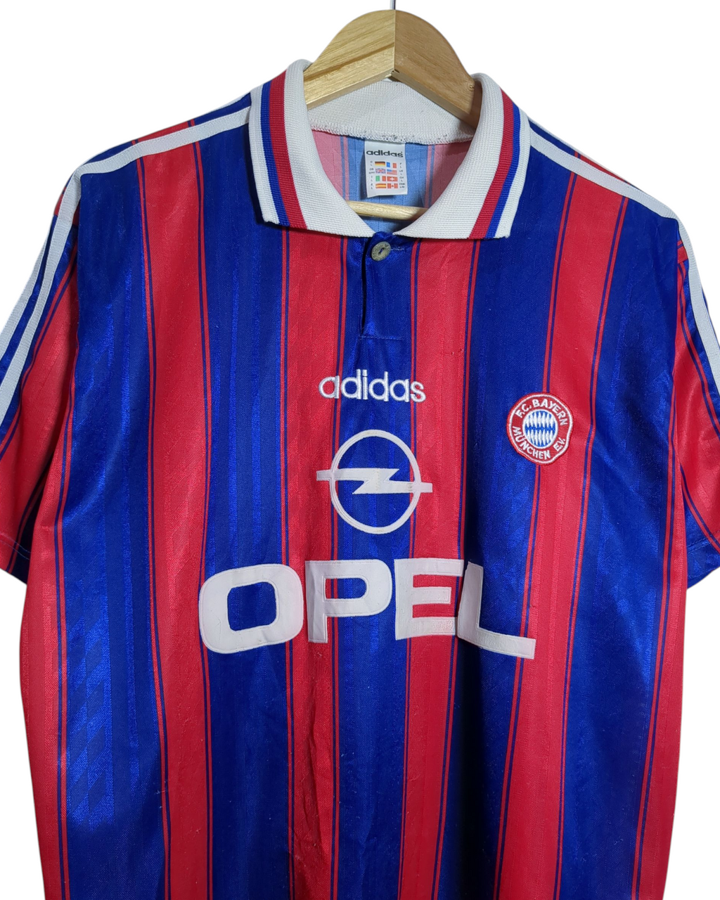 1995-97 Bayern Munich Adidas Home Shirt - (L)