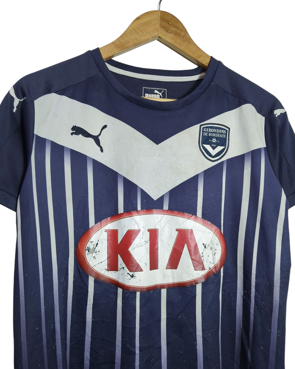 2015-16 Bordeaux Puma Home Shirt #16 Carrasso - (XL.Boys)