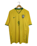 2008-10 Brazil Nike Home Shirt #9 - (L)