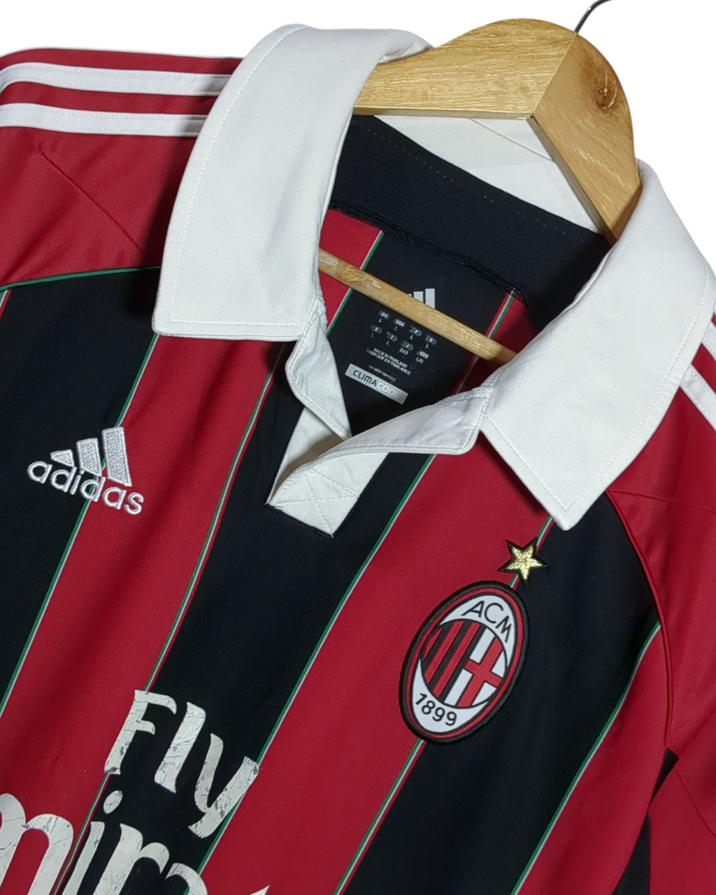 2012-13 AC Milan Adidas Home Shirt - (L)