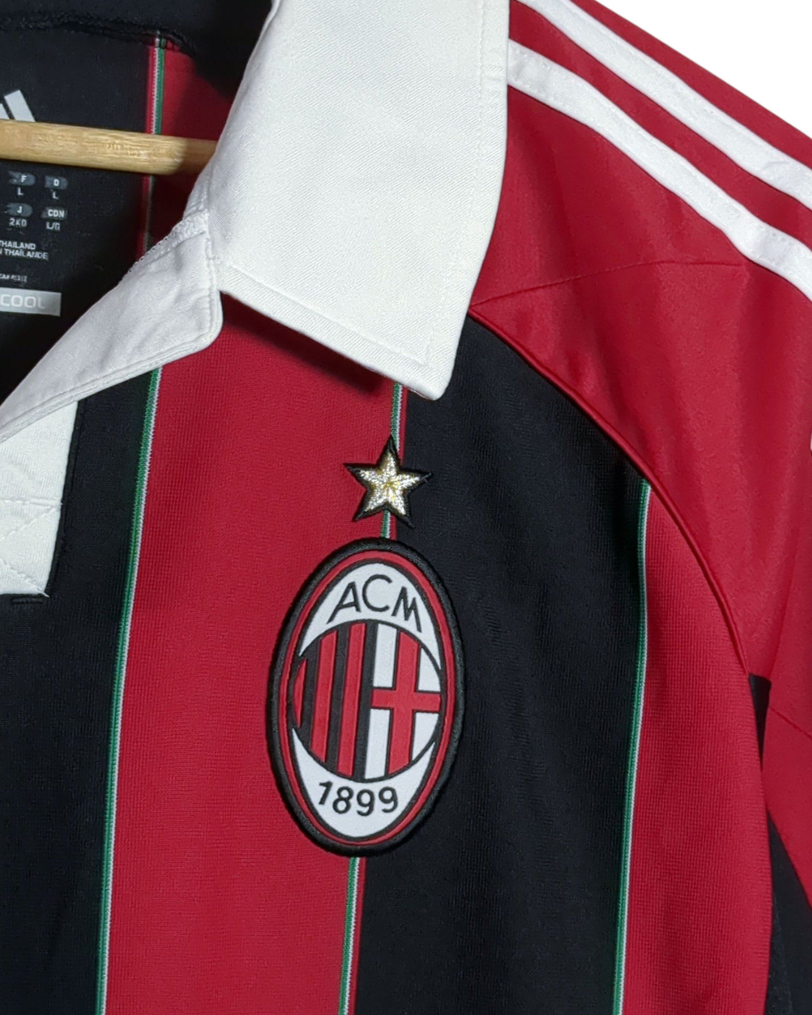 2012-13 AC Milan Adidas Home Shirt - (L)