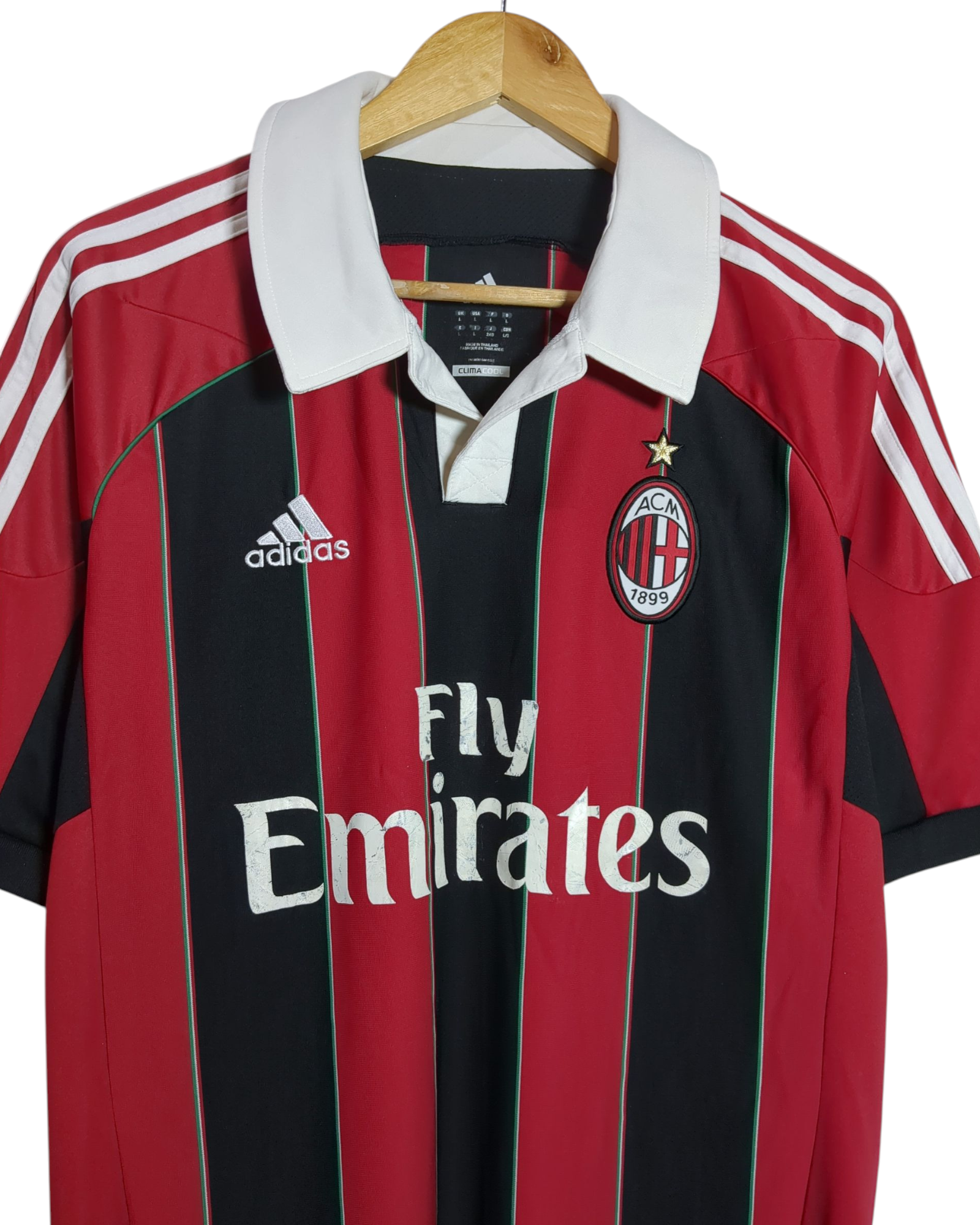 2012-13 AC Milan Adidas Home Shirt - (L)