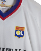 2001-02 Olympique Lyonnais Adidas Home Shirt #10 Carriere - (XL)