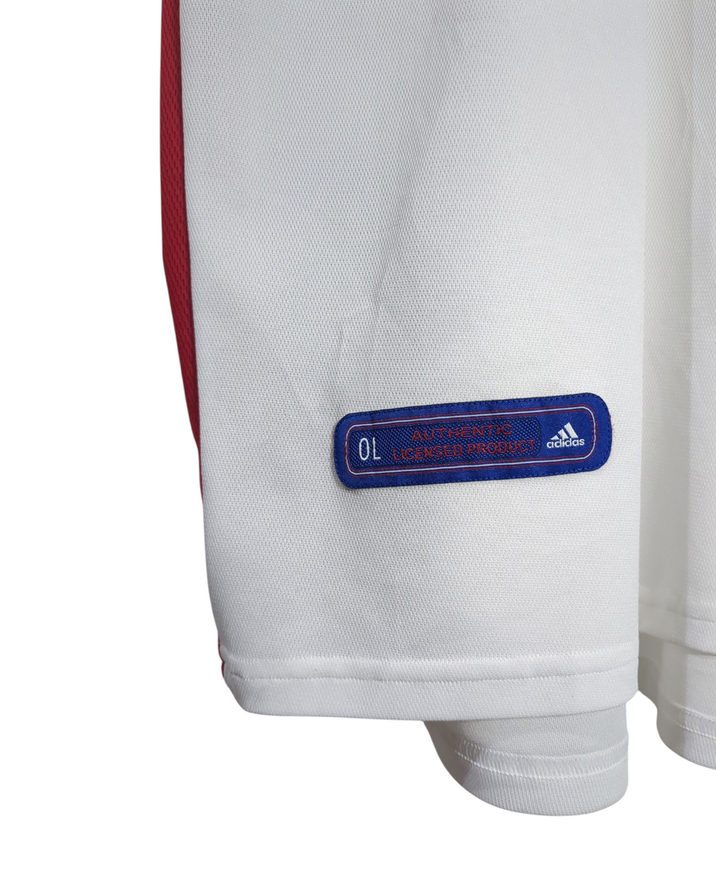 2001-02 Olympique Lyonnais Adidas Home Shirt #10 Carriere - (XL)