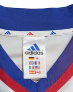 2001-02 Olympique Lyonnais Adidas Home Shirt #10 Carriere - (XL)