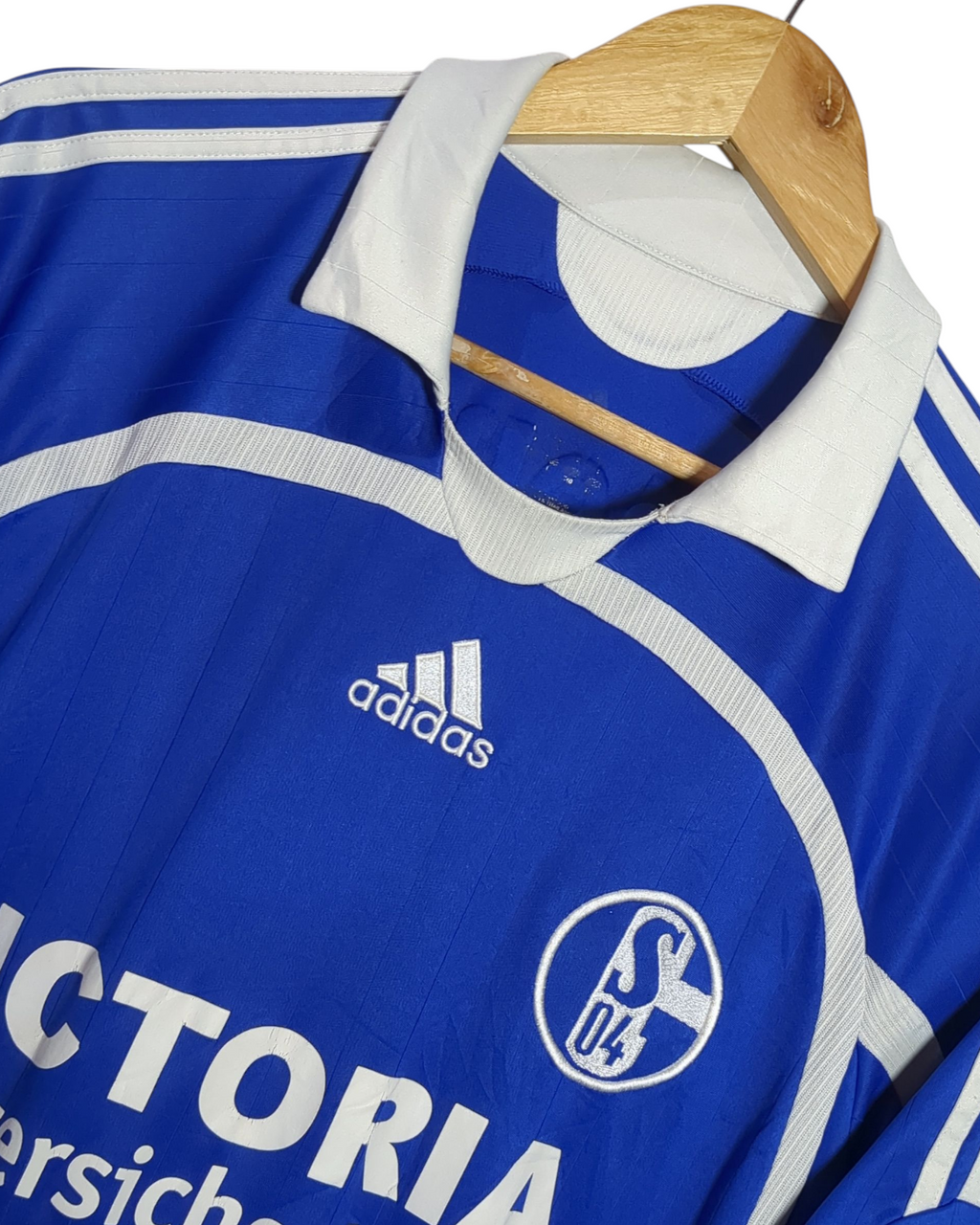 2006-07 Schalke Adidas Home Shirt #14 - (L)