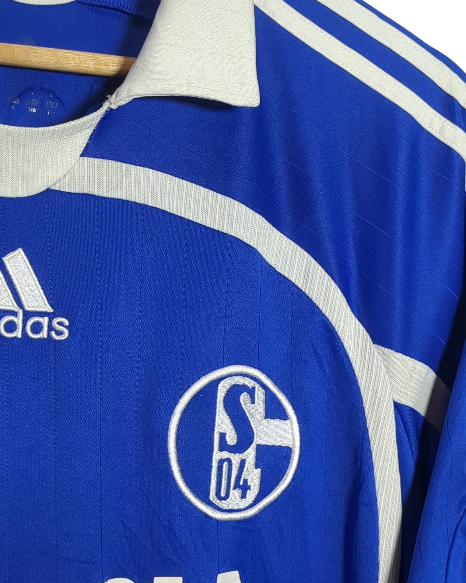 2006-07 Schalke Adidas Home Shirt #14 - (L)