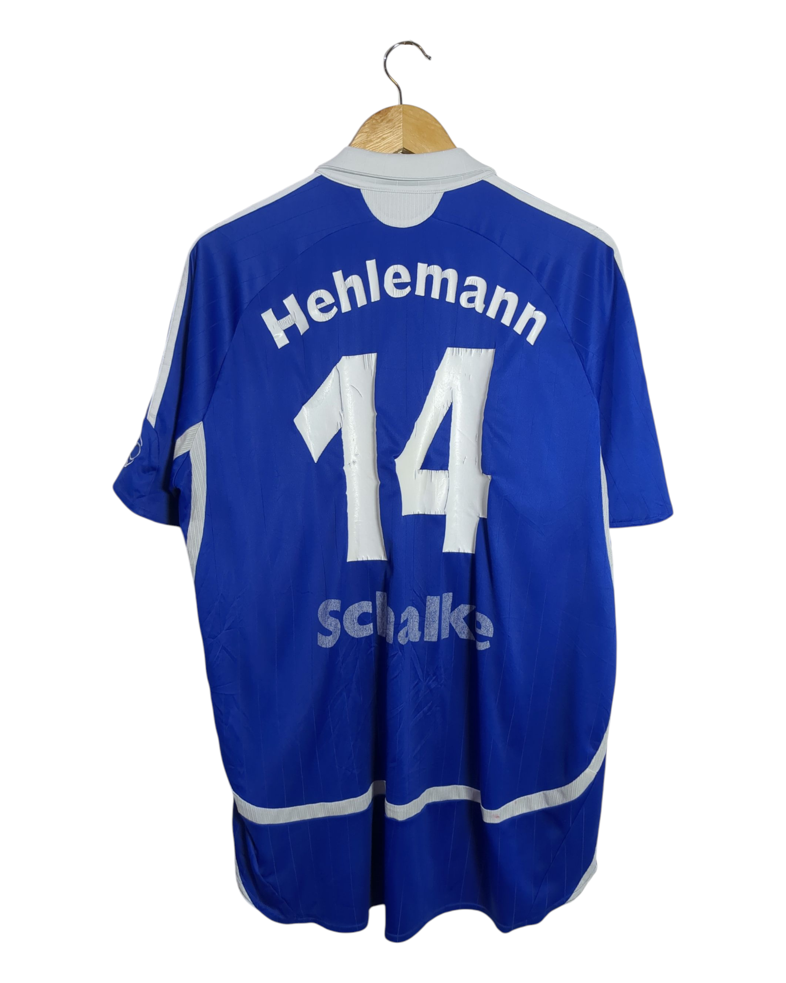 2006-07 Schalke Adidas Home Shirt #14 - (L)