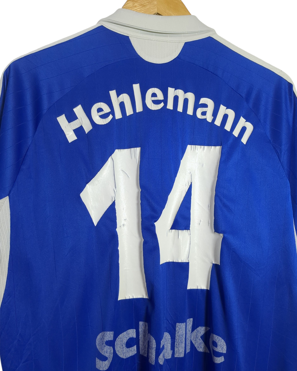 2006-07 Schalke Adidas Home Shirt #14 - (L)