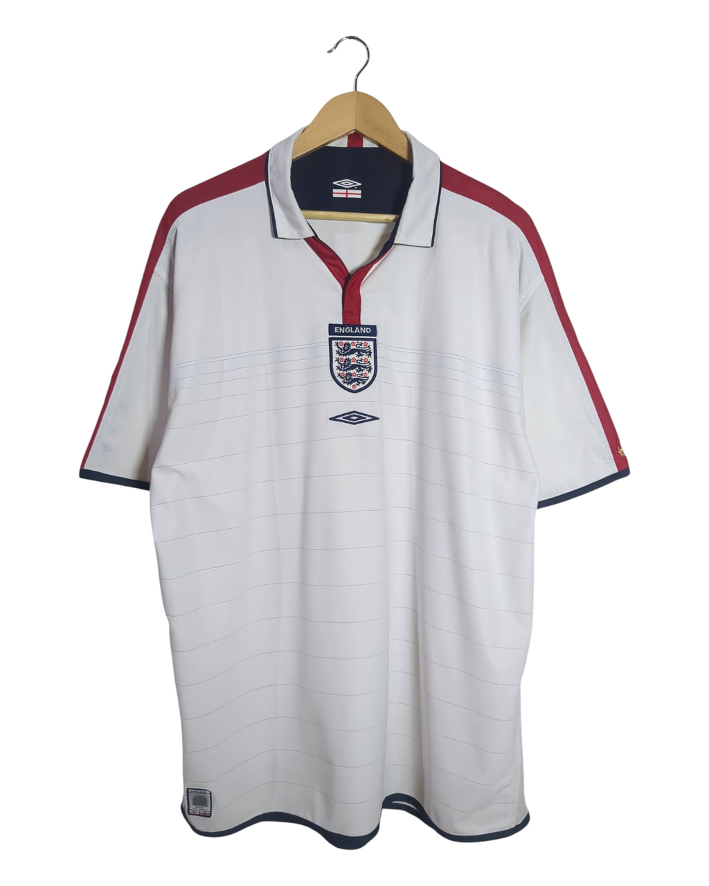 2003-05 England Umbro Reversible Home Shirt - (XL)