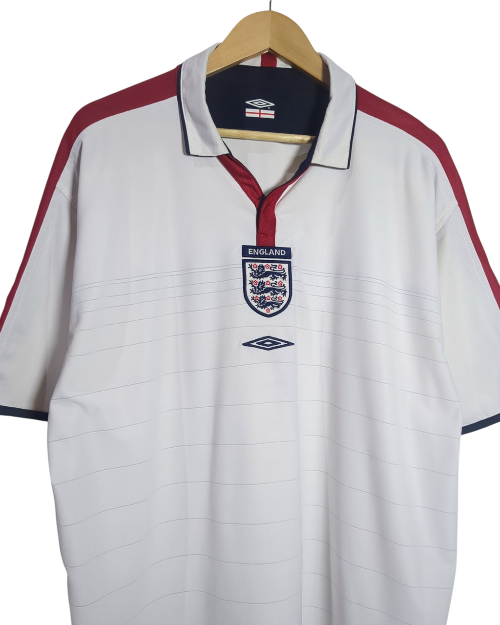 2003-05 England Umbro Reversible Home Shirt - (XL)