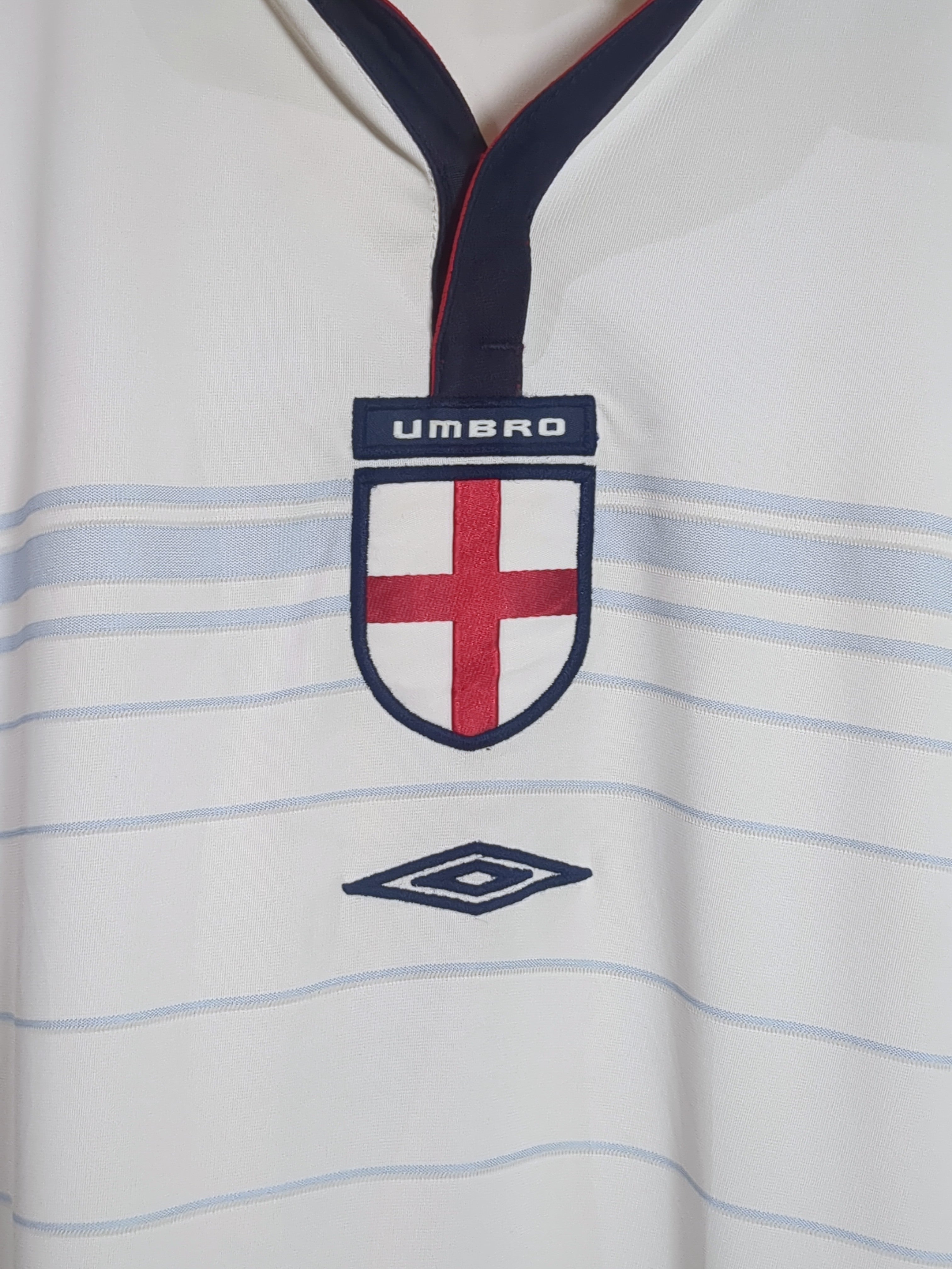 2003-05 England Umbro Reversible Home Shirt - (XL)