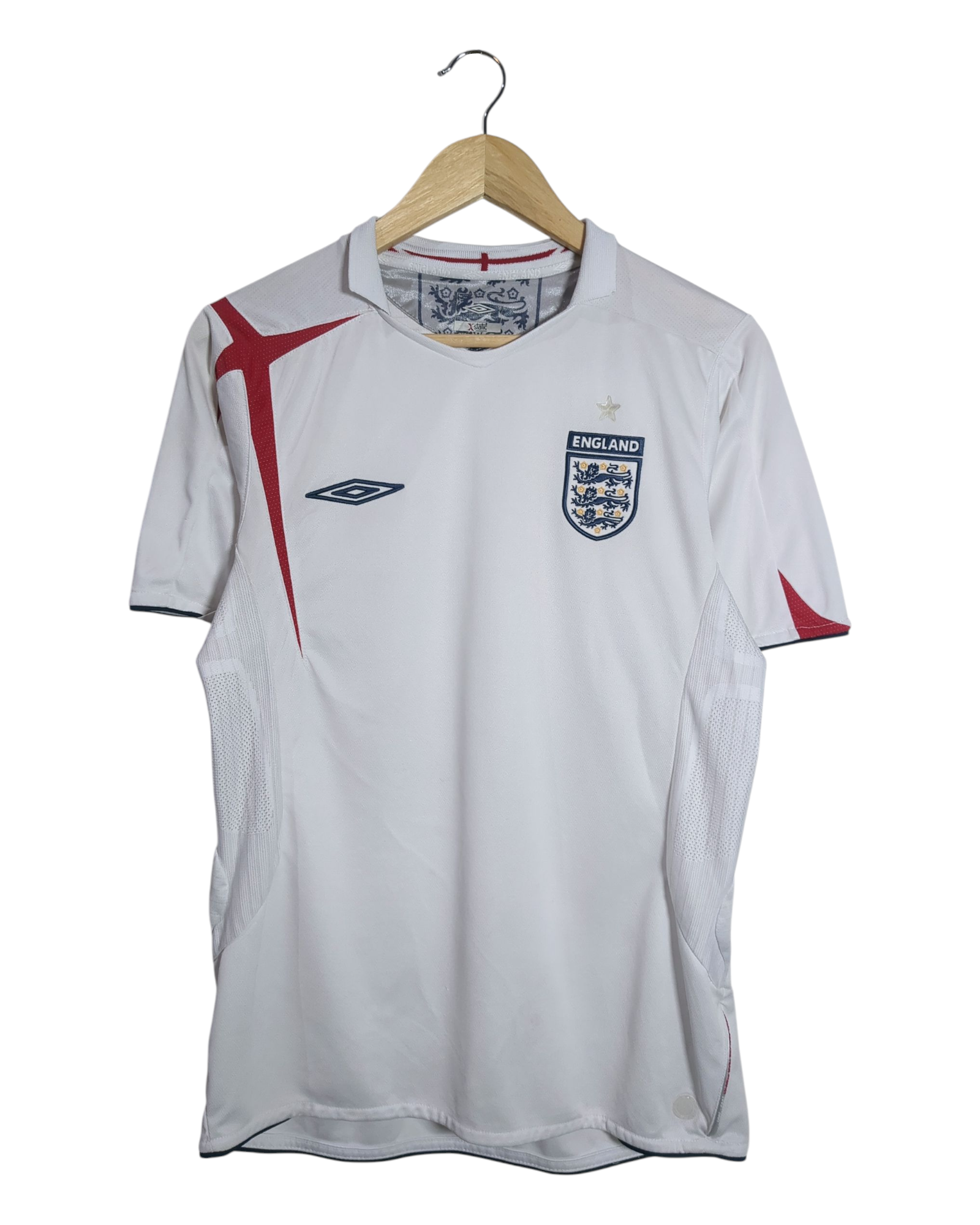 2005-07 England Umbro Home Shirt - (M)