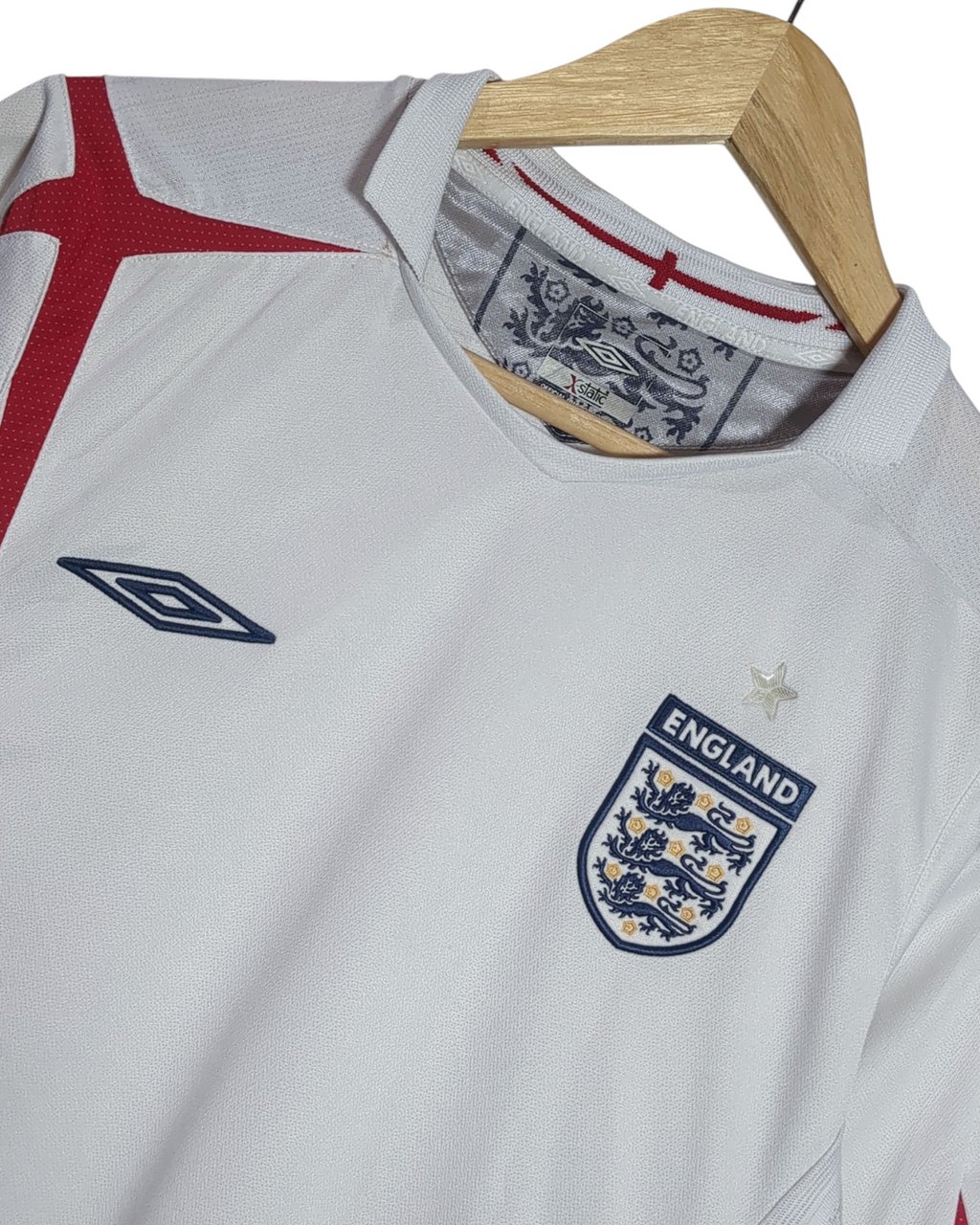 2005-07 England Umbro Home Shirt - (M)